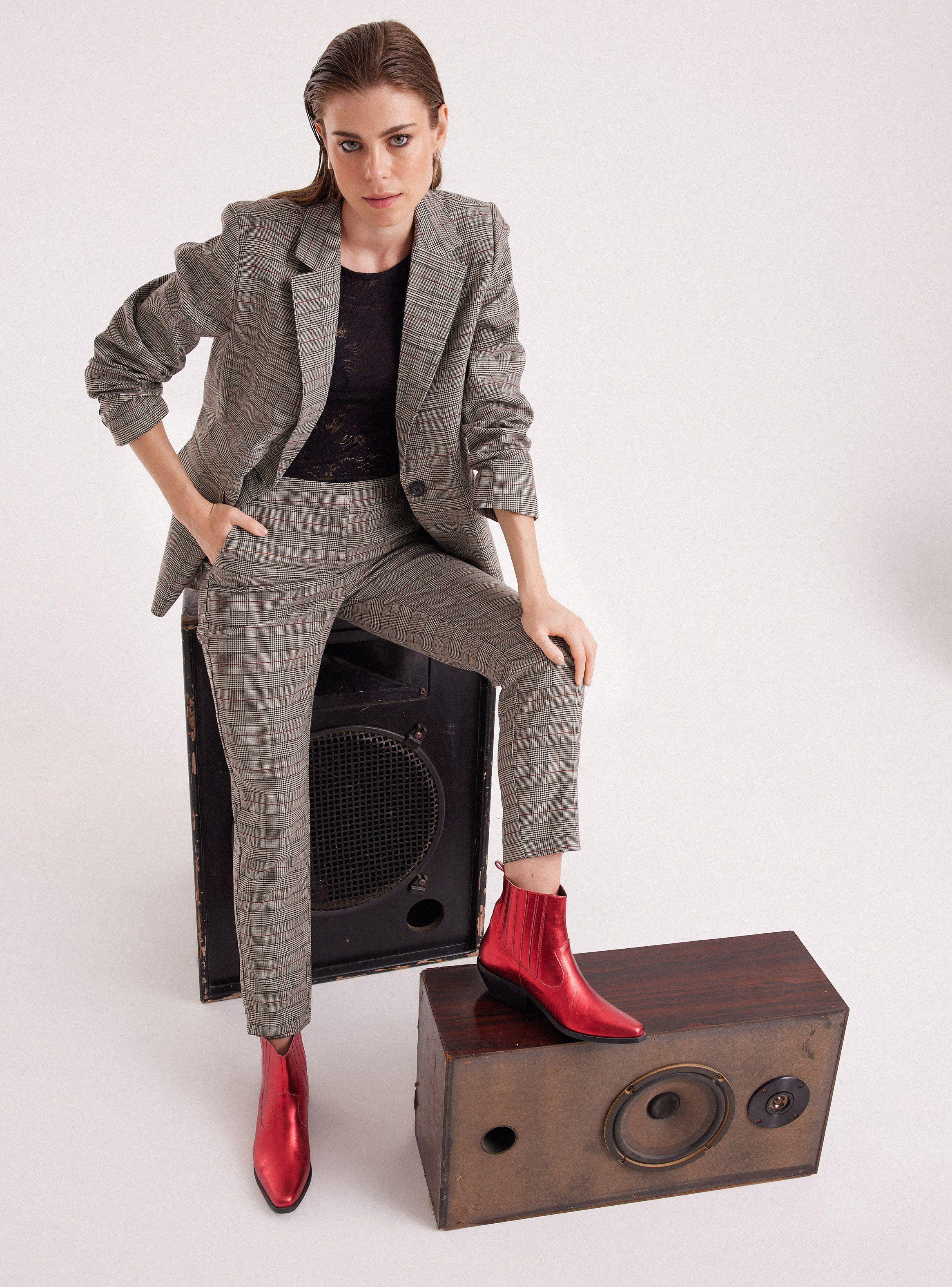 Pantalón De Vestir Slim Crop-4