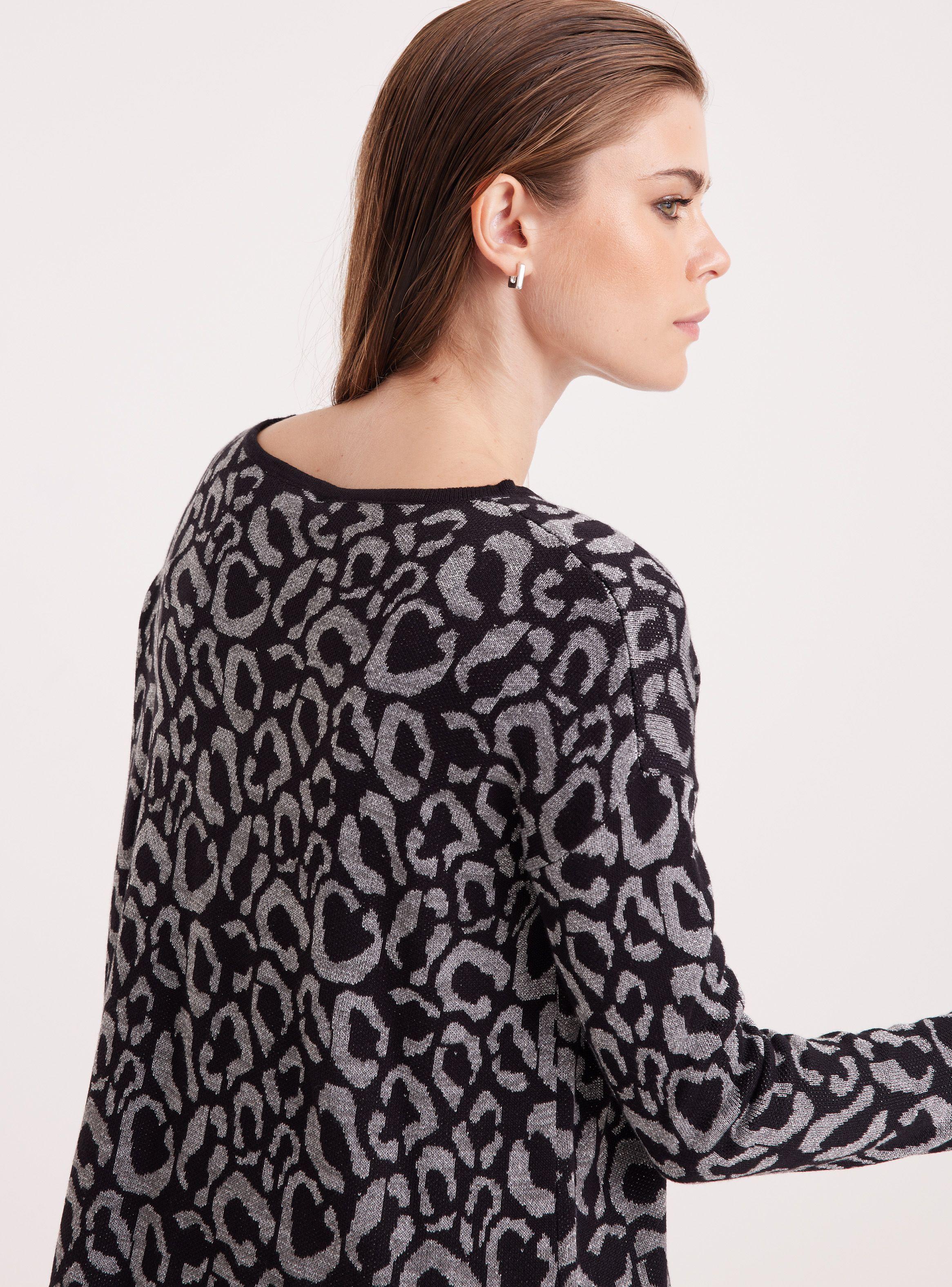 Sweater Jacquard Hilo Metalizado-3