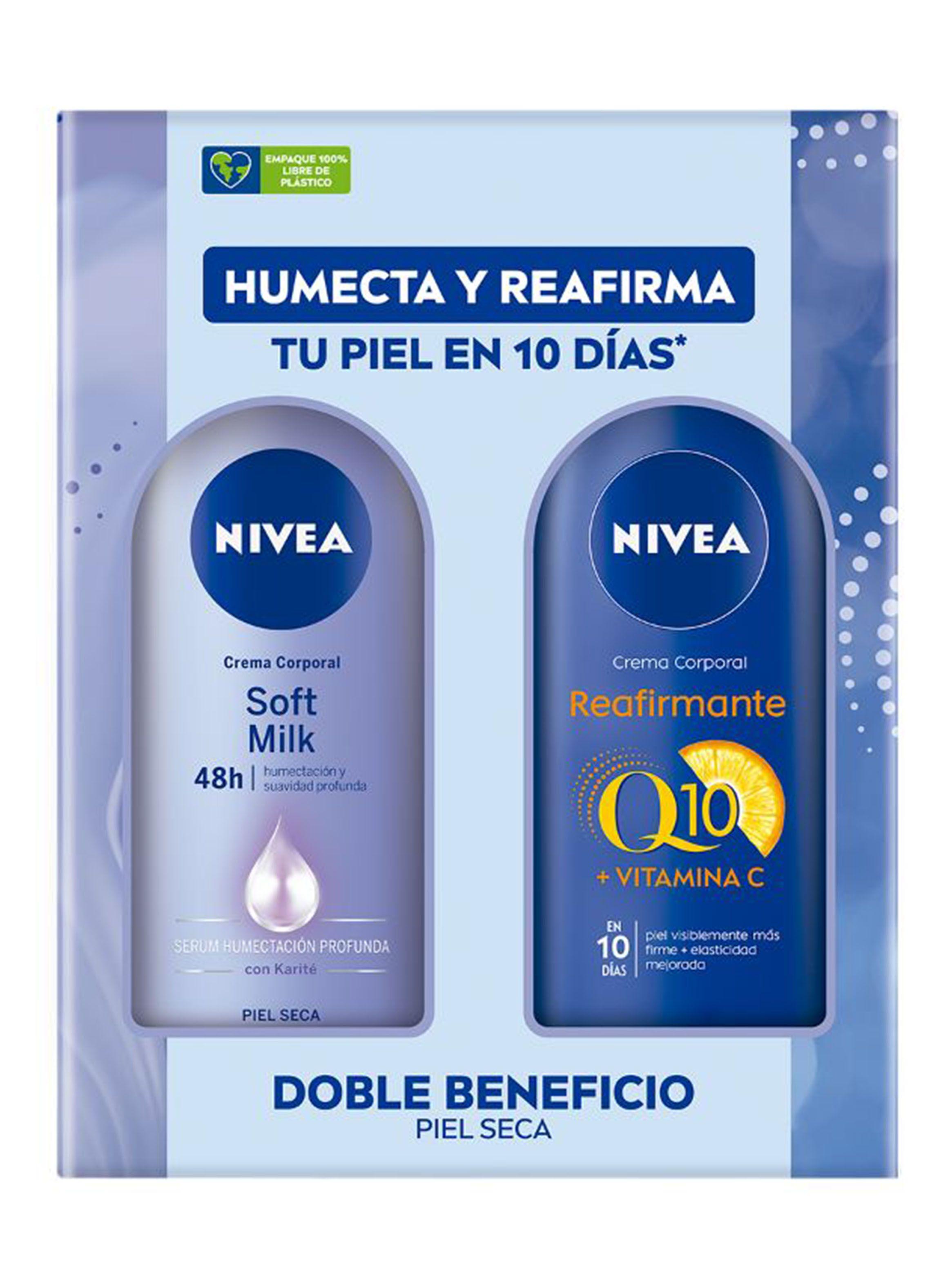 Pack NIVEA Soft Milk 400 ml + MilkQ10 400 ml-0