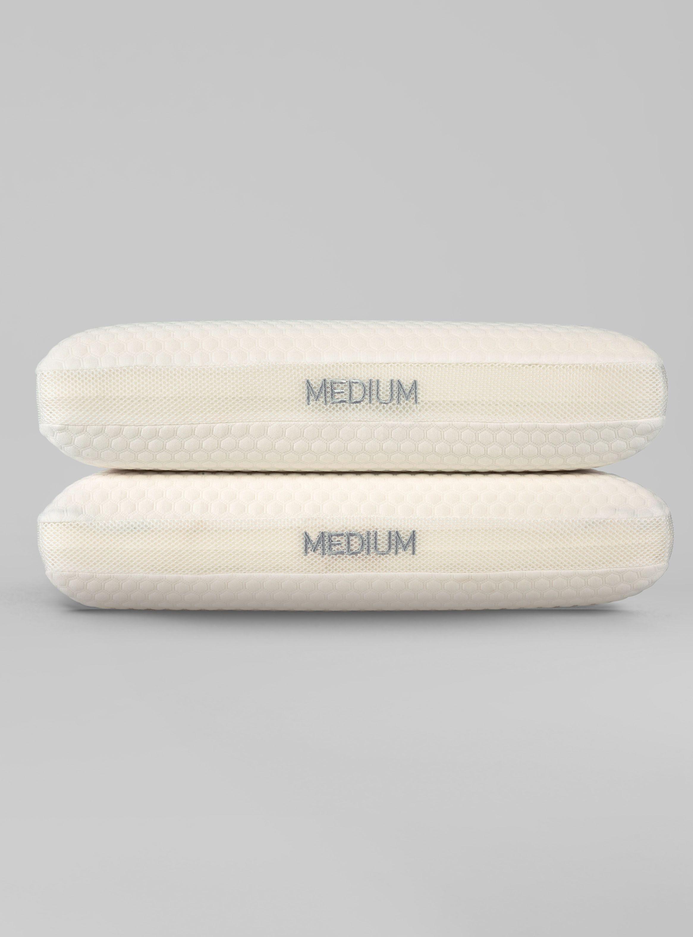Set 2 Almohadas Viscoelástica Visco Medium 60 x 40 cm-3