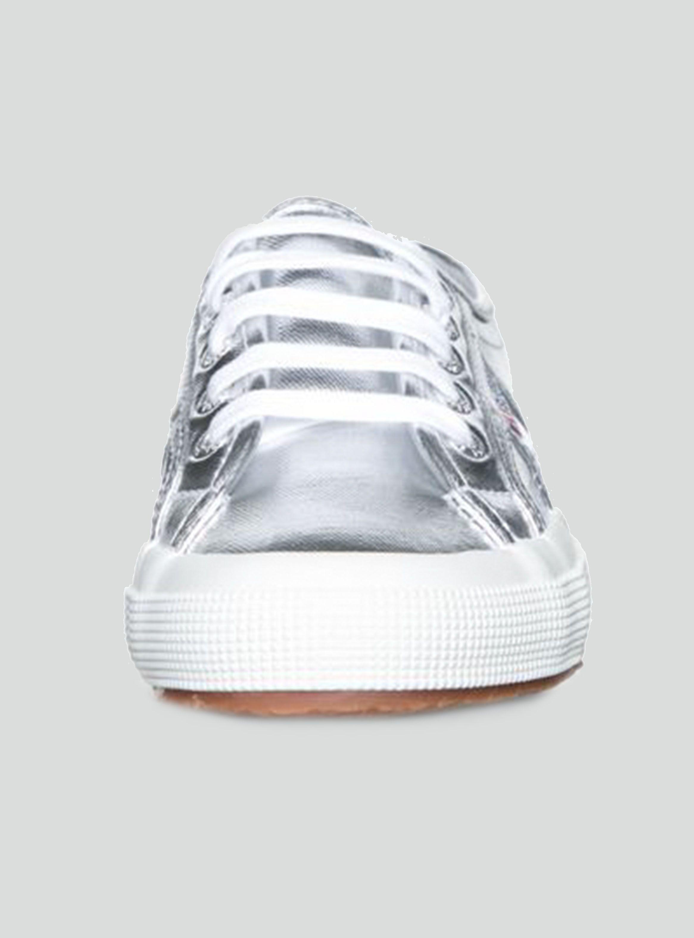 Zapatilla Superga Plateada Urbana Mujer-2