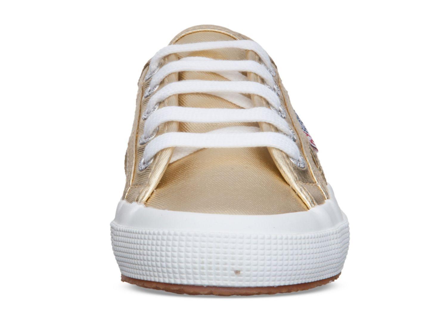 Zapatilla Superga Cotmetu Dorada Urbana Mujer-2