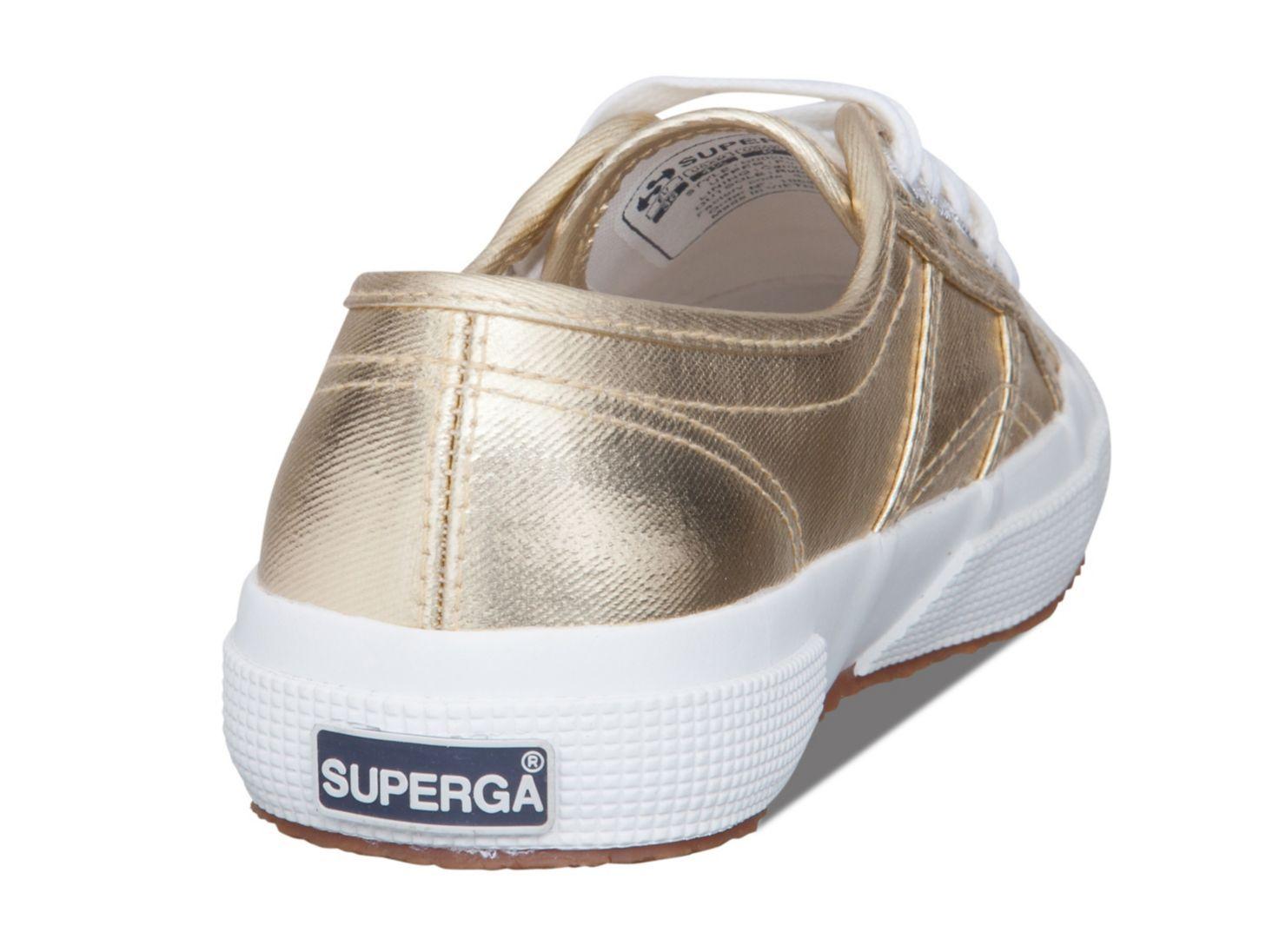 Zapatilla Superga Cotmetu Dorada Urbana Mujer-3