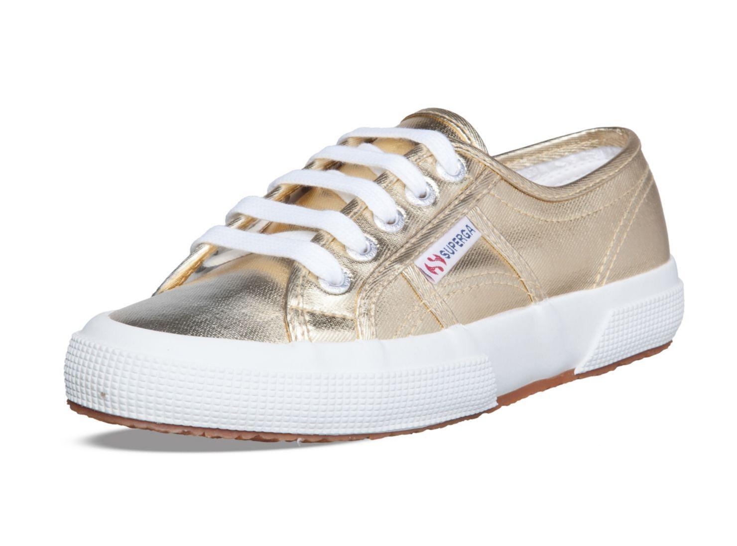 Zapatilla Superga Cotmetu Dorada Urbana Mujer-1