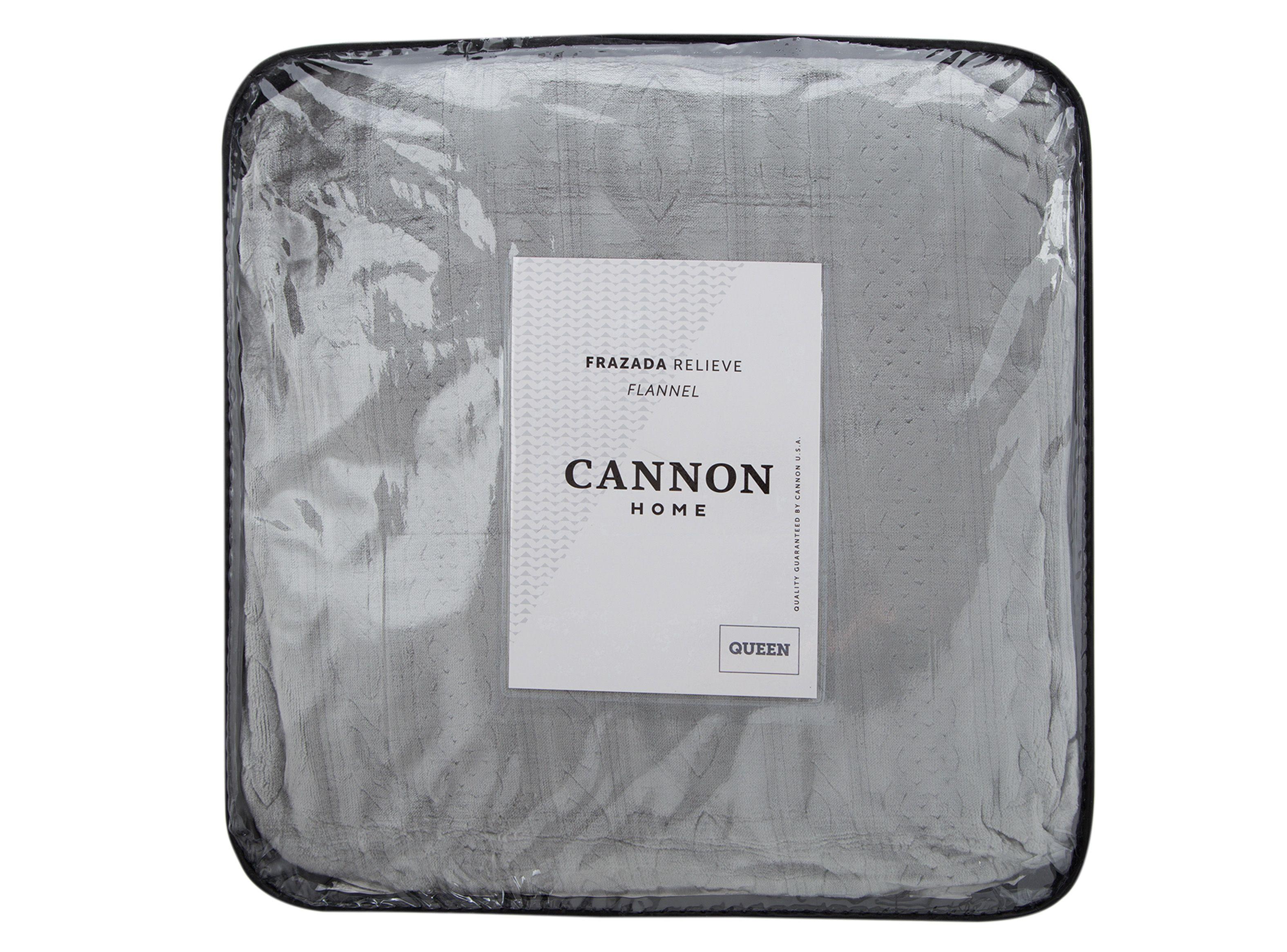 Frazada 2 Plazas Cannon Perl Gris-1