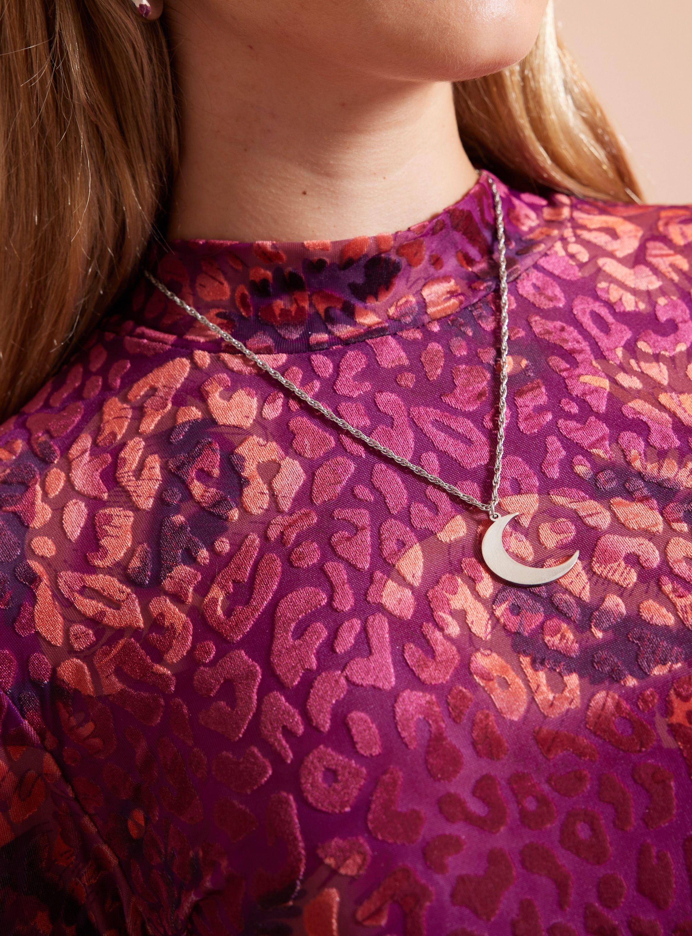 Collar Cadena Luna-1