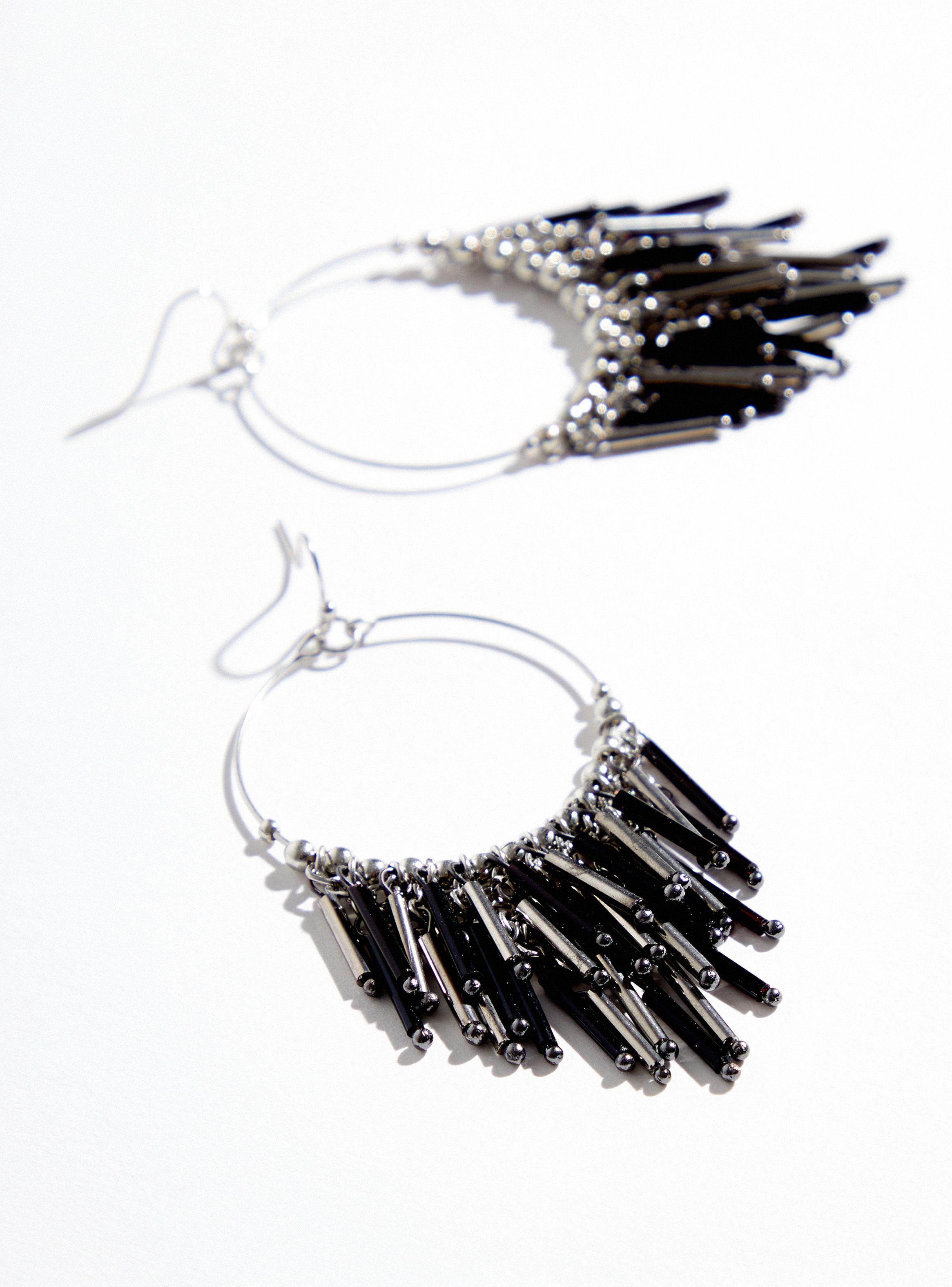 Aros Flecos de Mostacillas-3