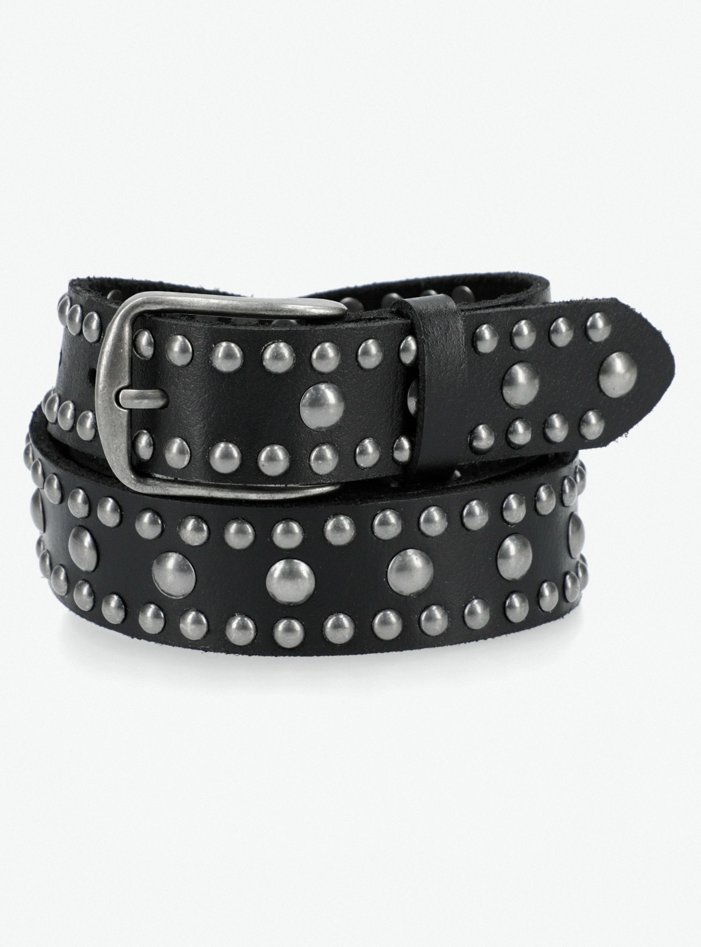 Cinturón Tachas Rock de Cuero-2