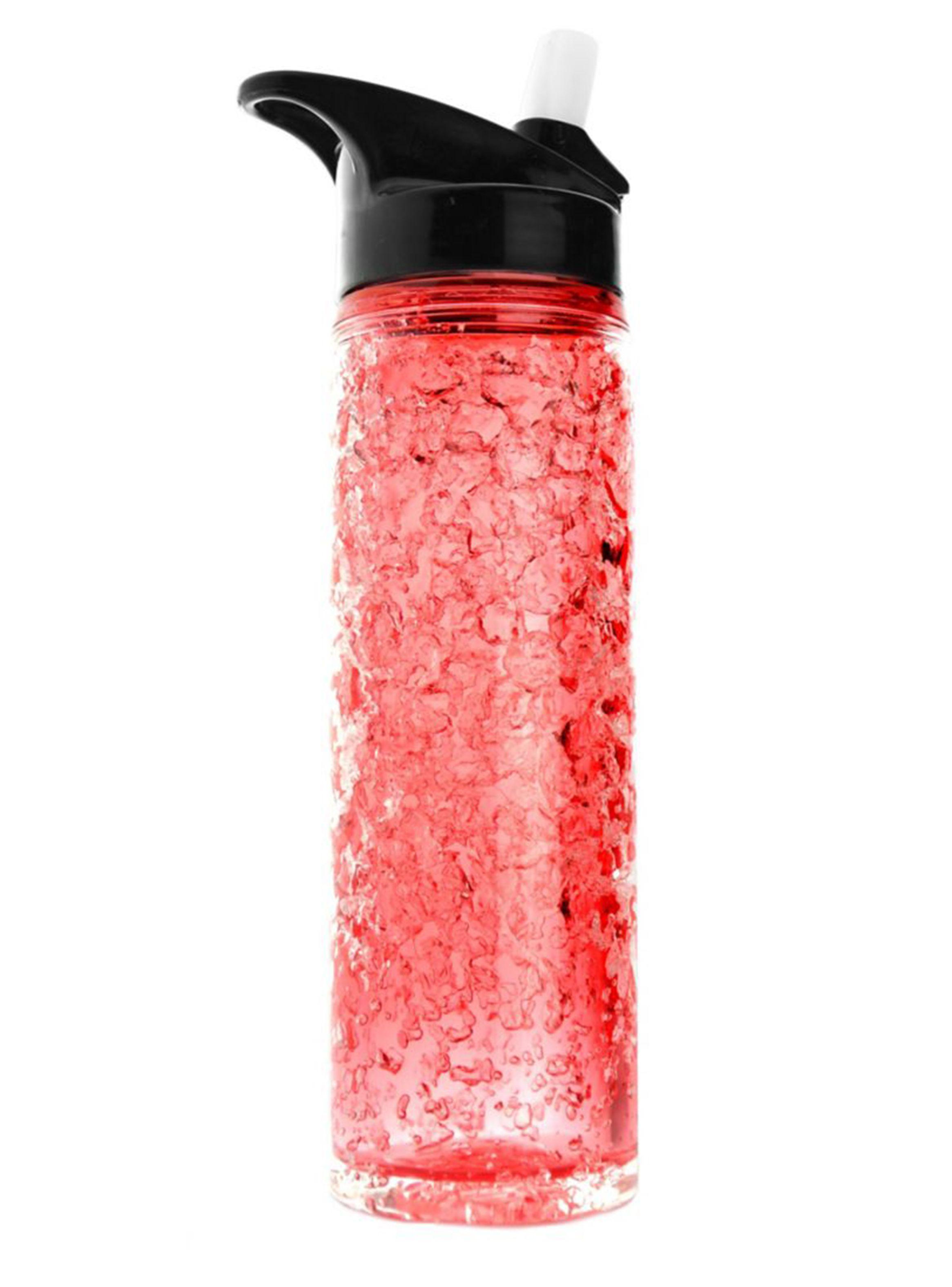 Botella Absolut de Agua Perma Frost 600 ml Rojo con Gel-0