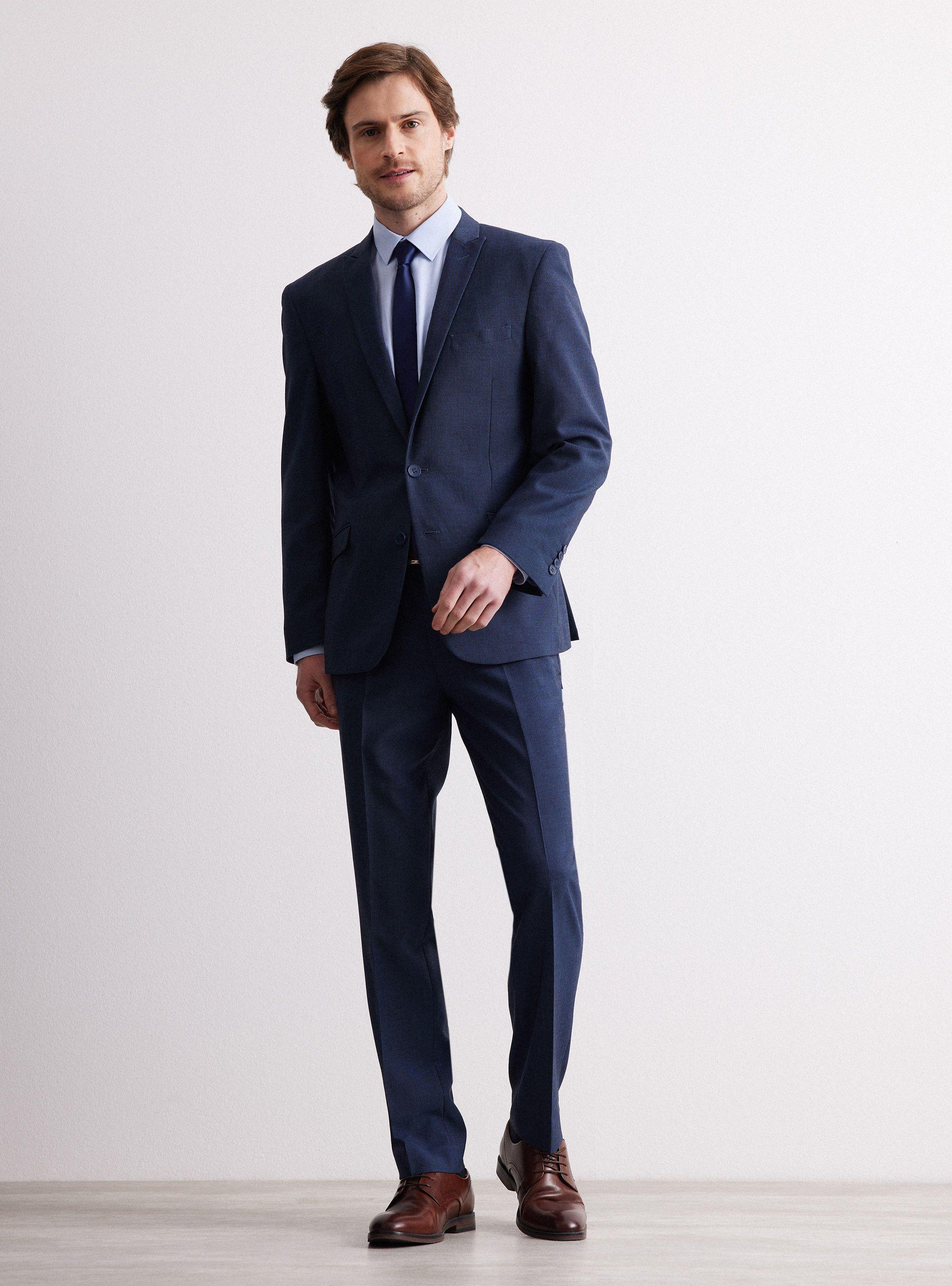 Traje Recto Elastano Slim Fit-4