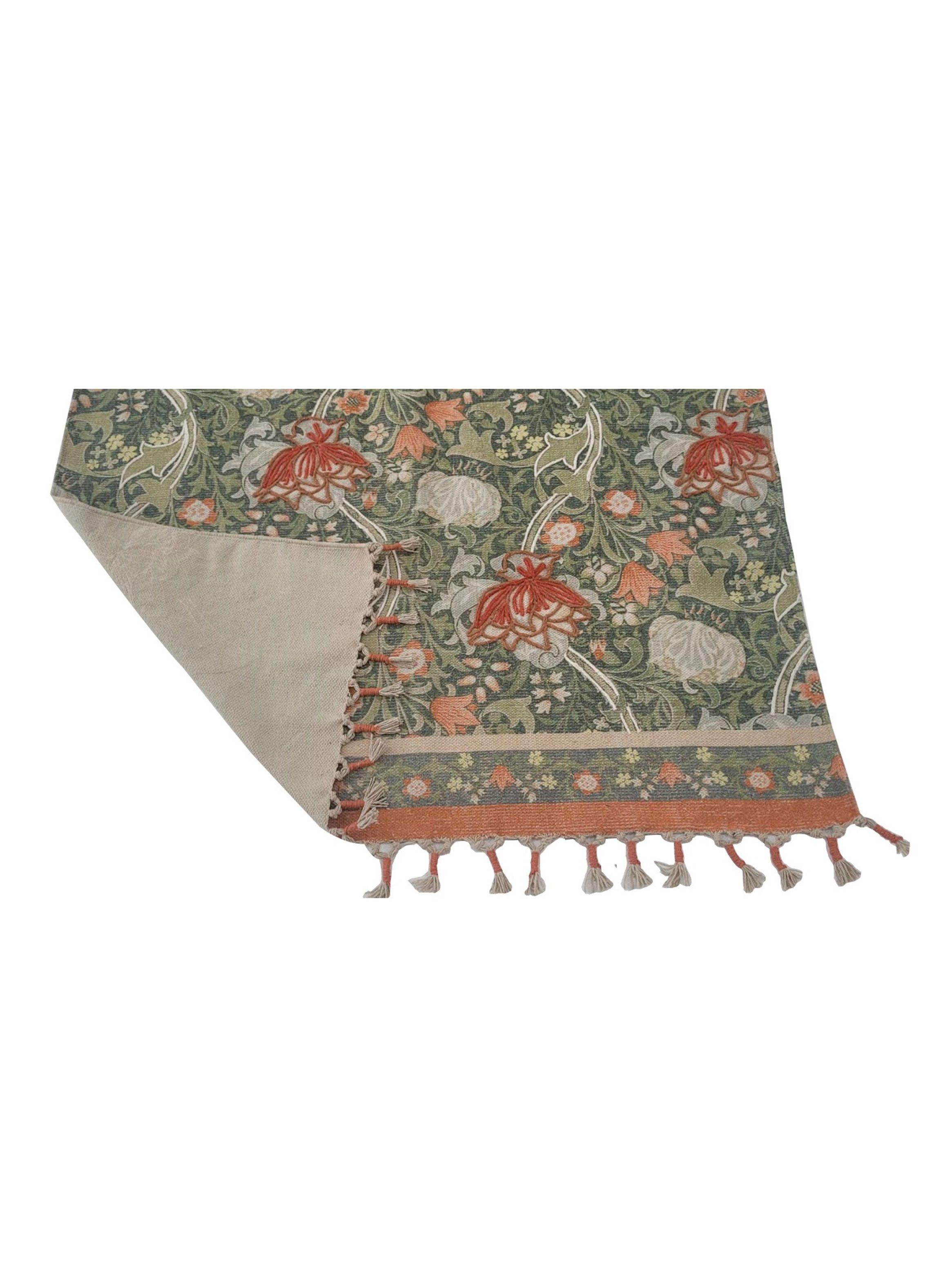 Alfombra Borda 160x230 cm Verde-1