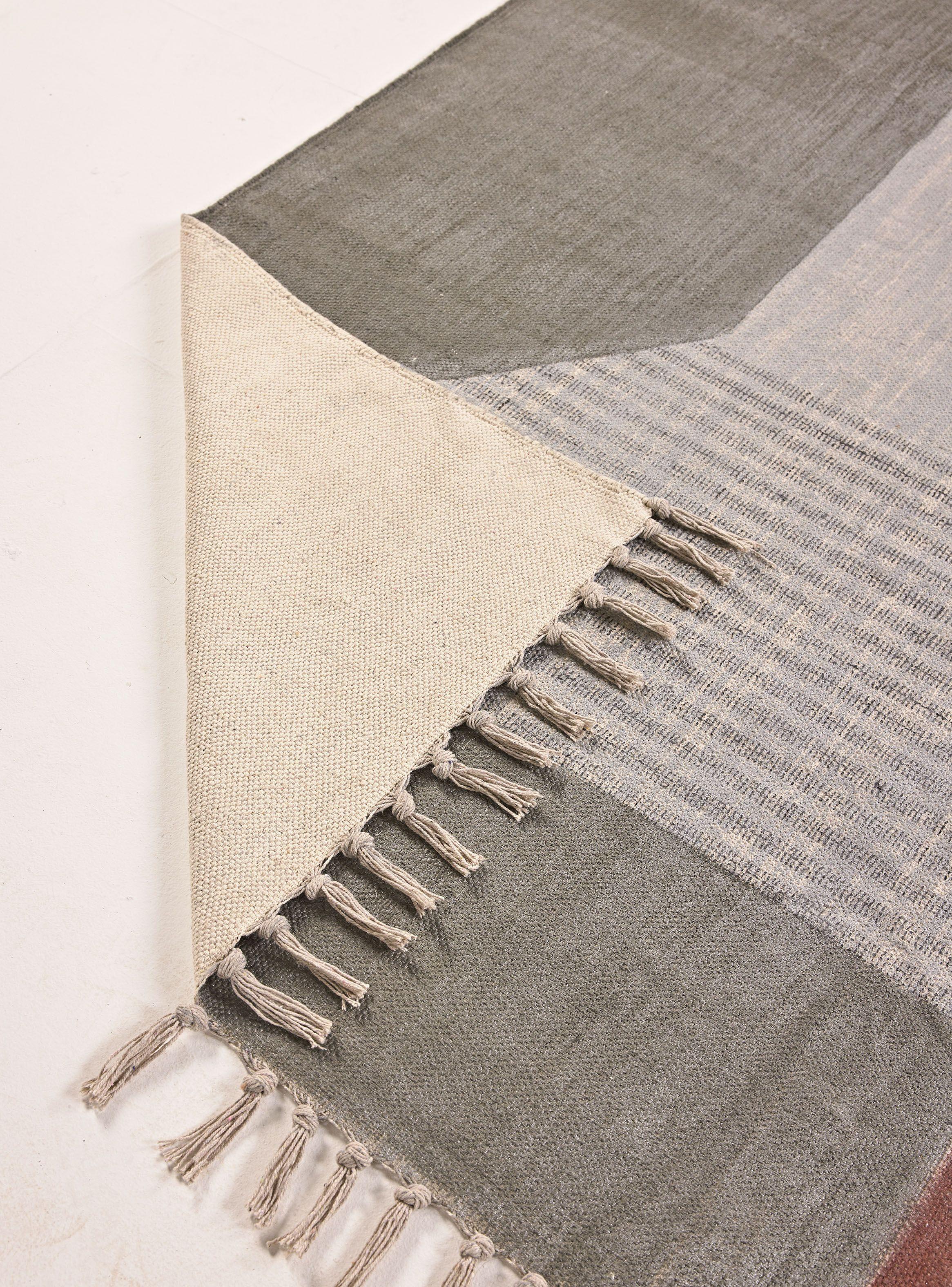 Alfombra Índigo 160x230 cm Metalic Líneas-4