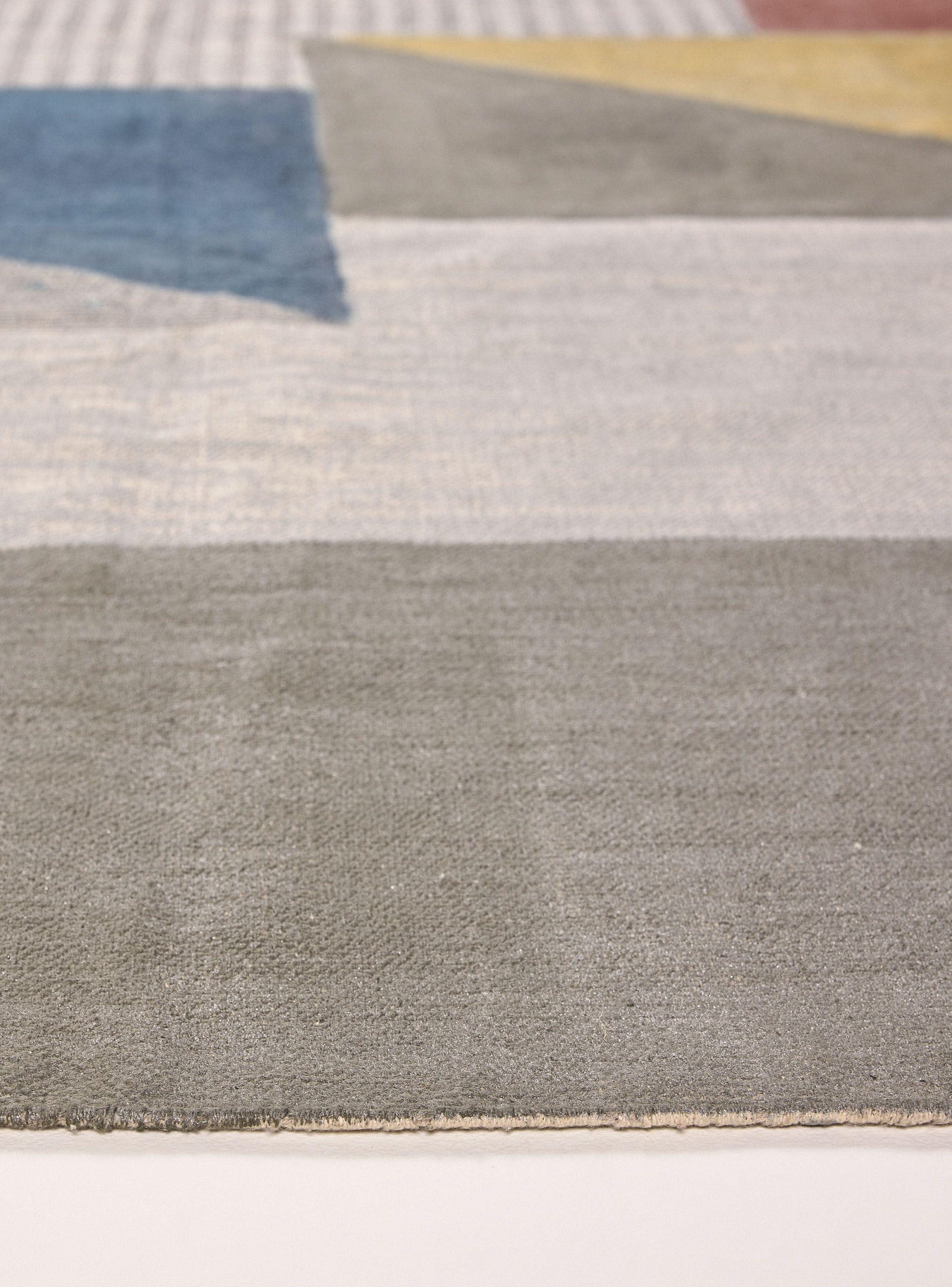 Alfombra Índigo 160x230 cm Metalic Líneas-2