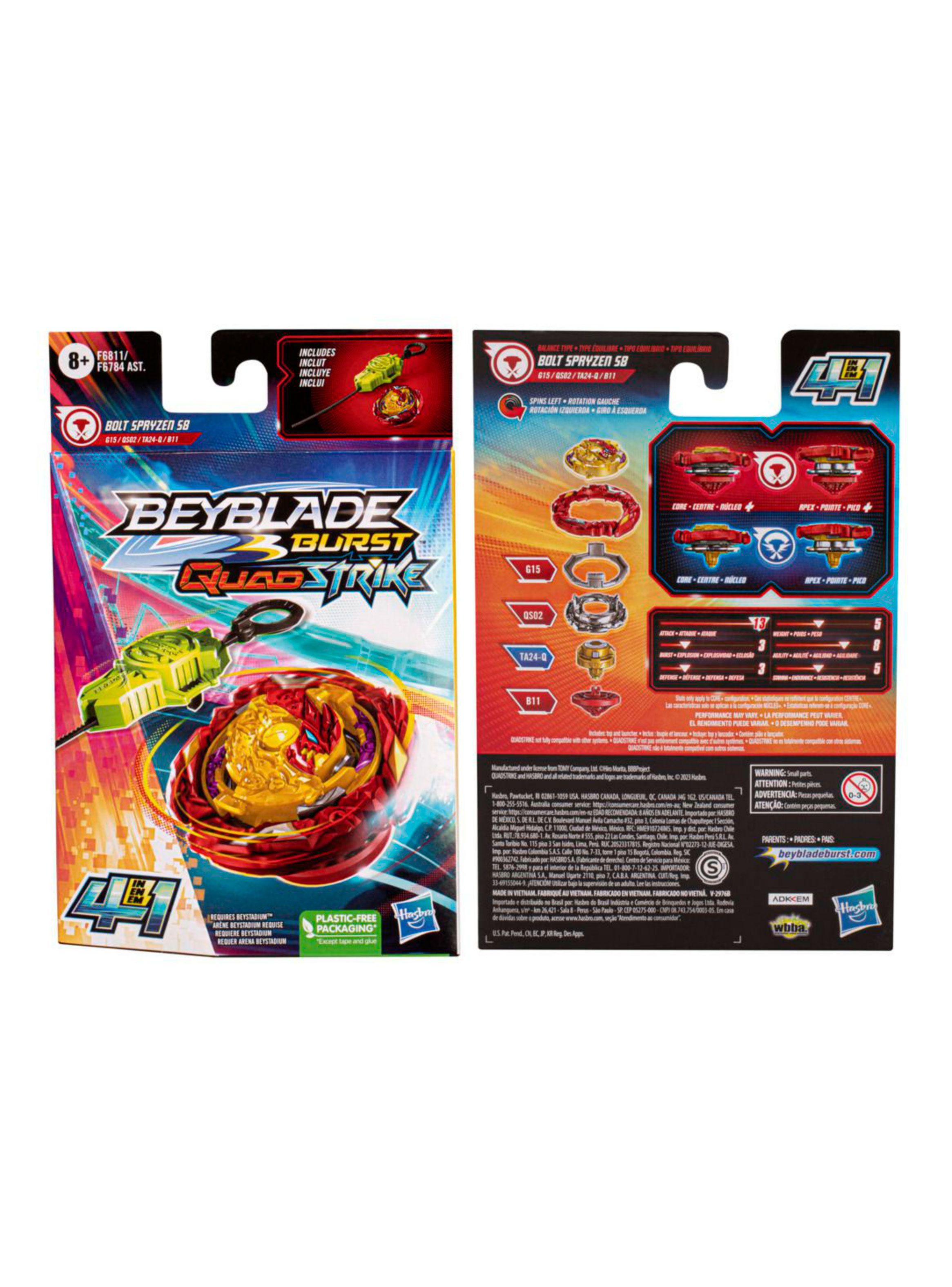 Trompo Burst QuadStrike Bolt Spryzen S8-4