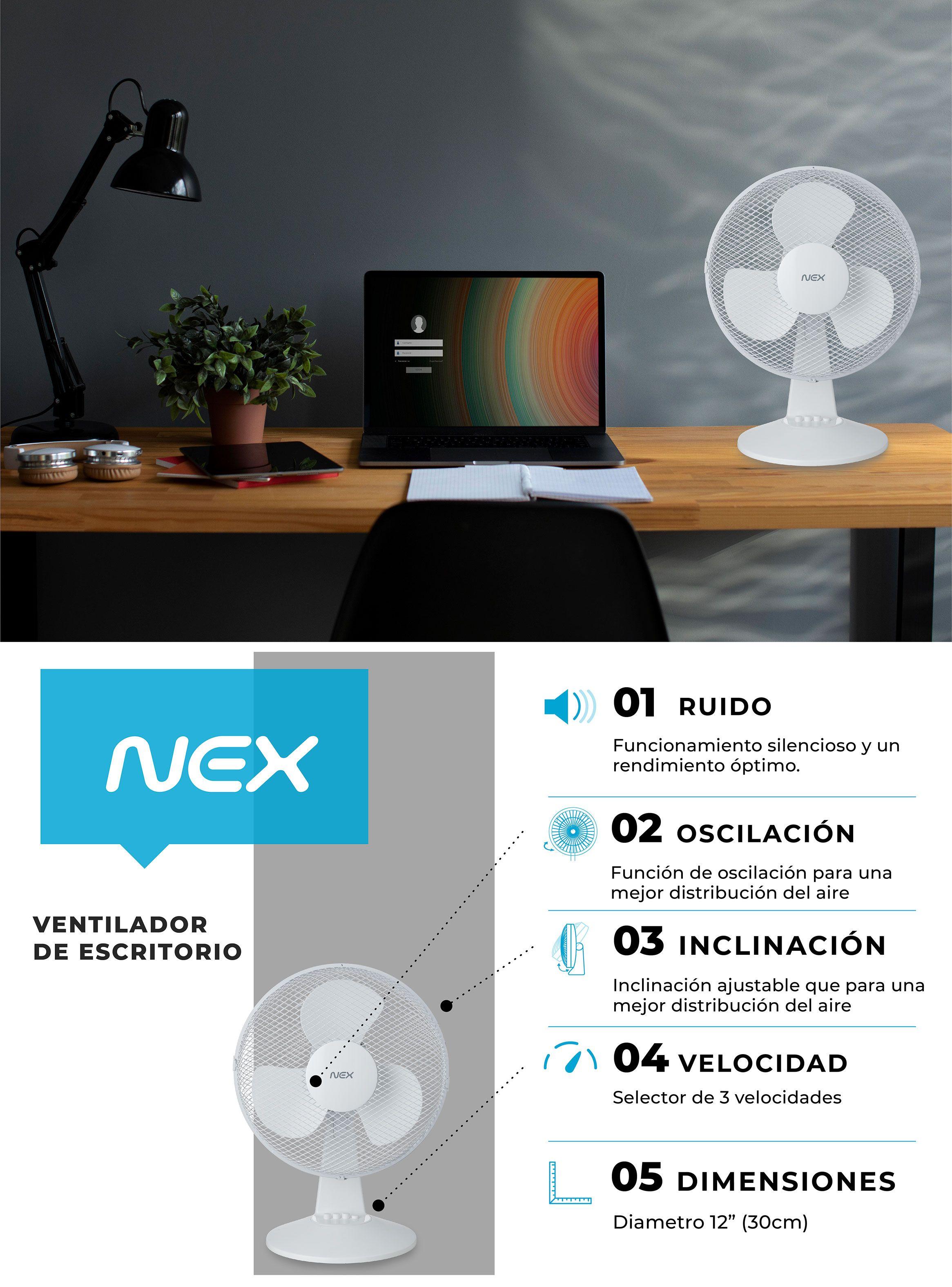 Ventilador de Escritorio VDK1220WPV20 12"-7