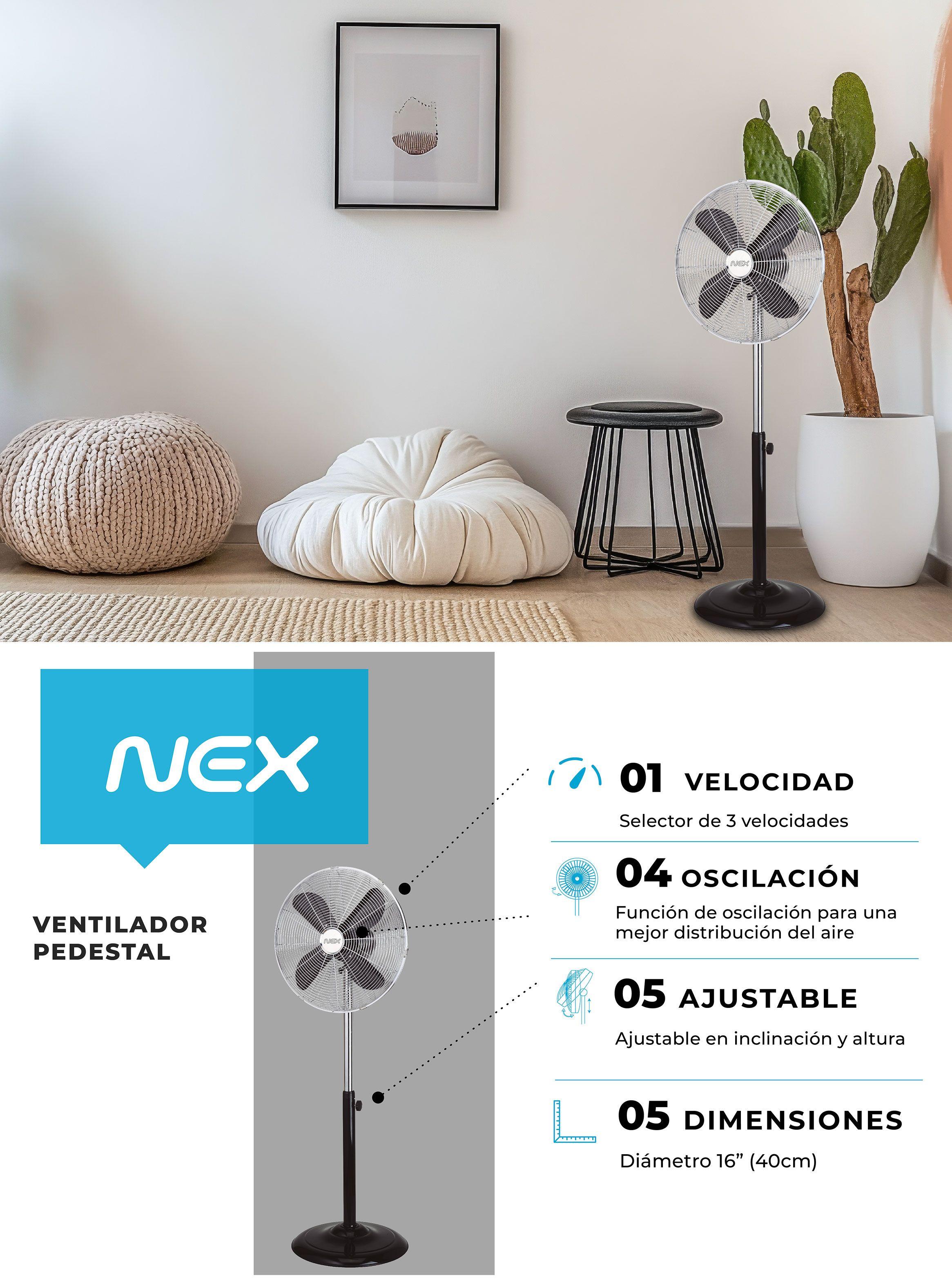 Ventilador Pedestal 16" DCP1620B-3