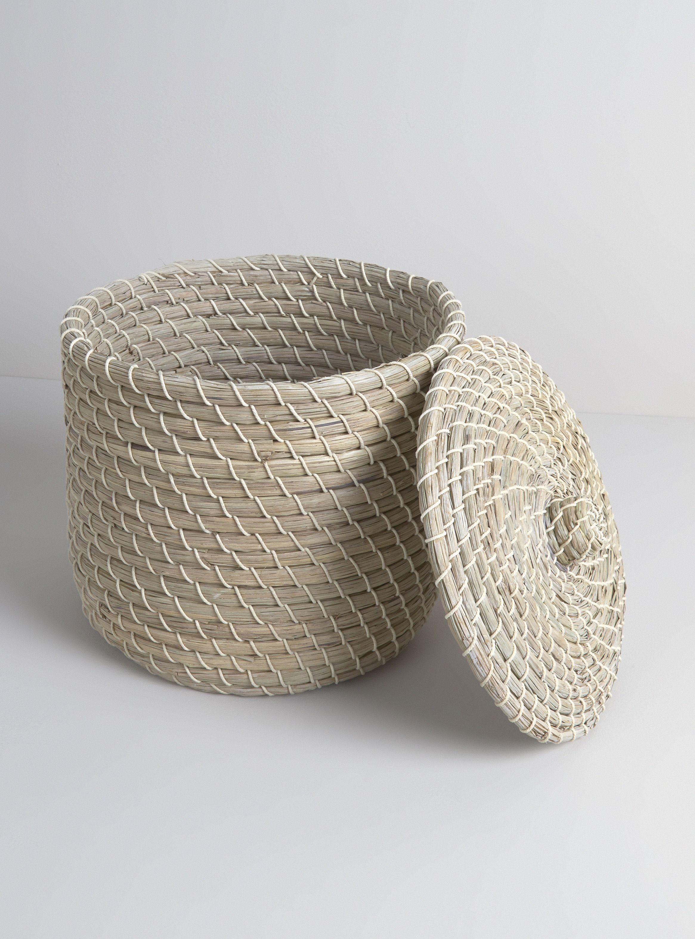 Canasto Tapa Blanco 28 cm-1