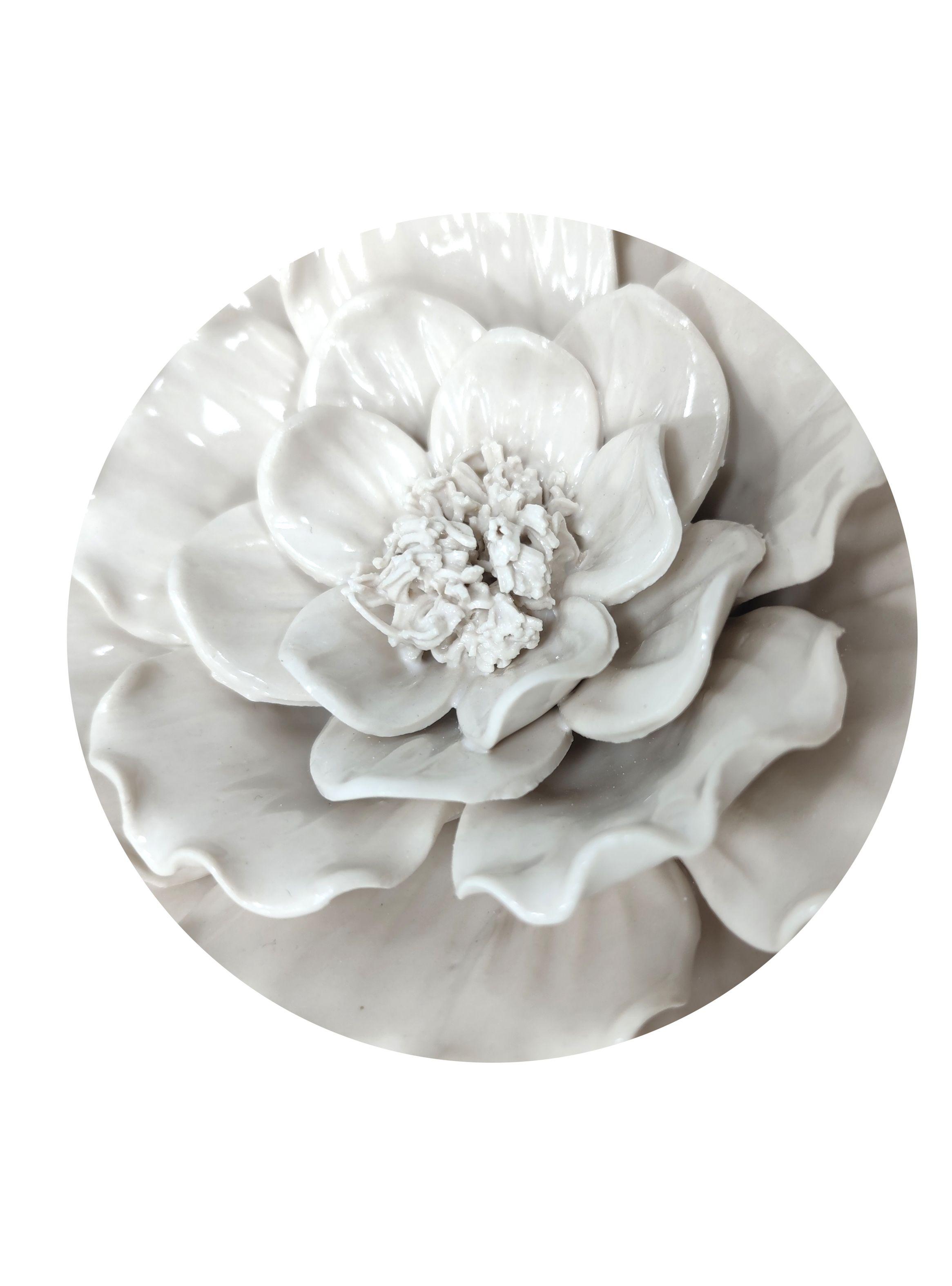 Flor Decorativa Cerámica 1-3