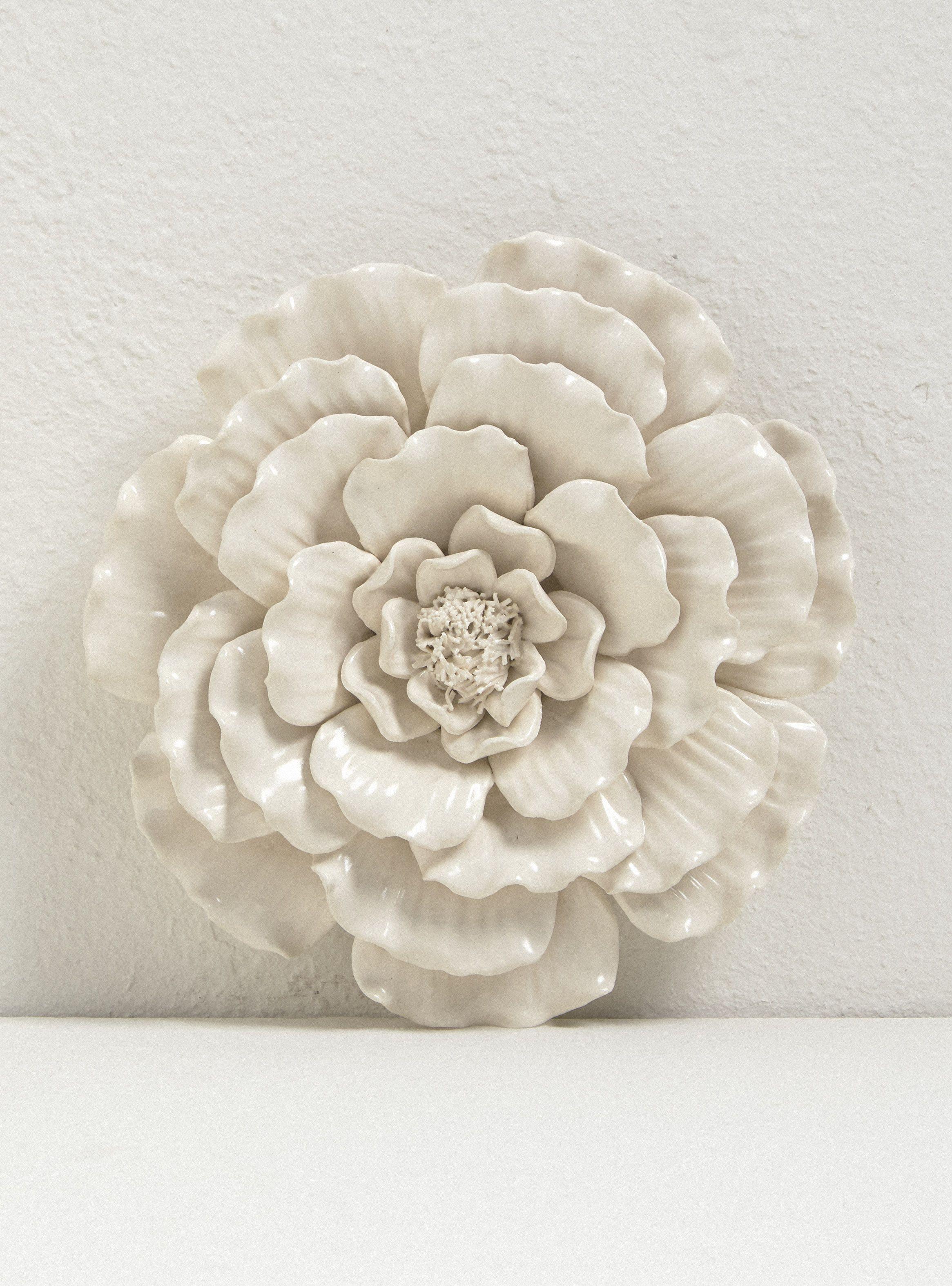 Flor Decorativa Cerámica 1-0