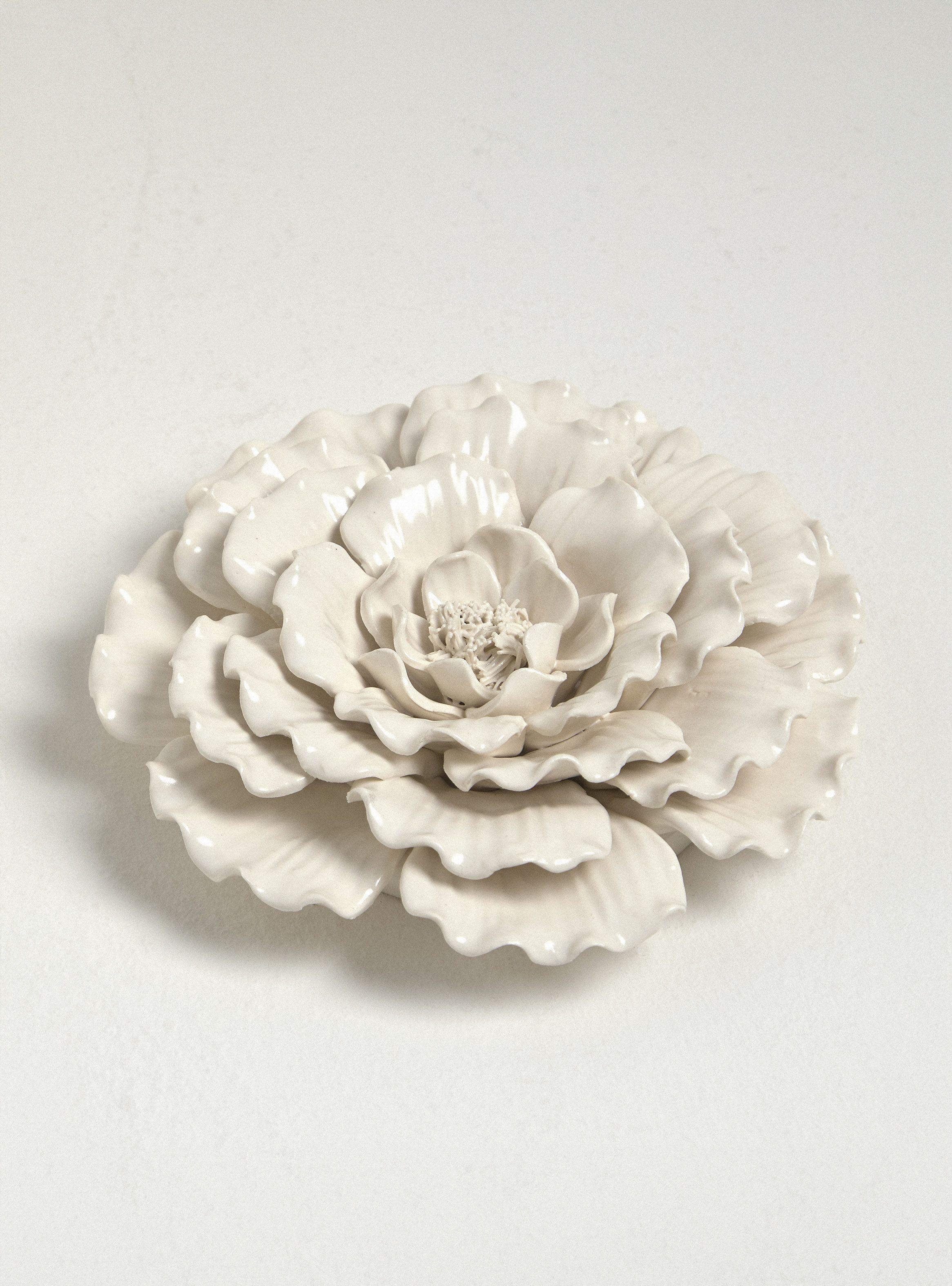 Flor Decorativa Cerámica 1-1