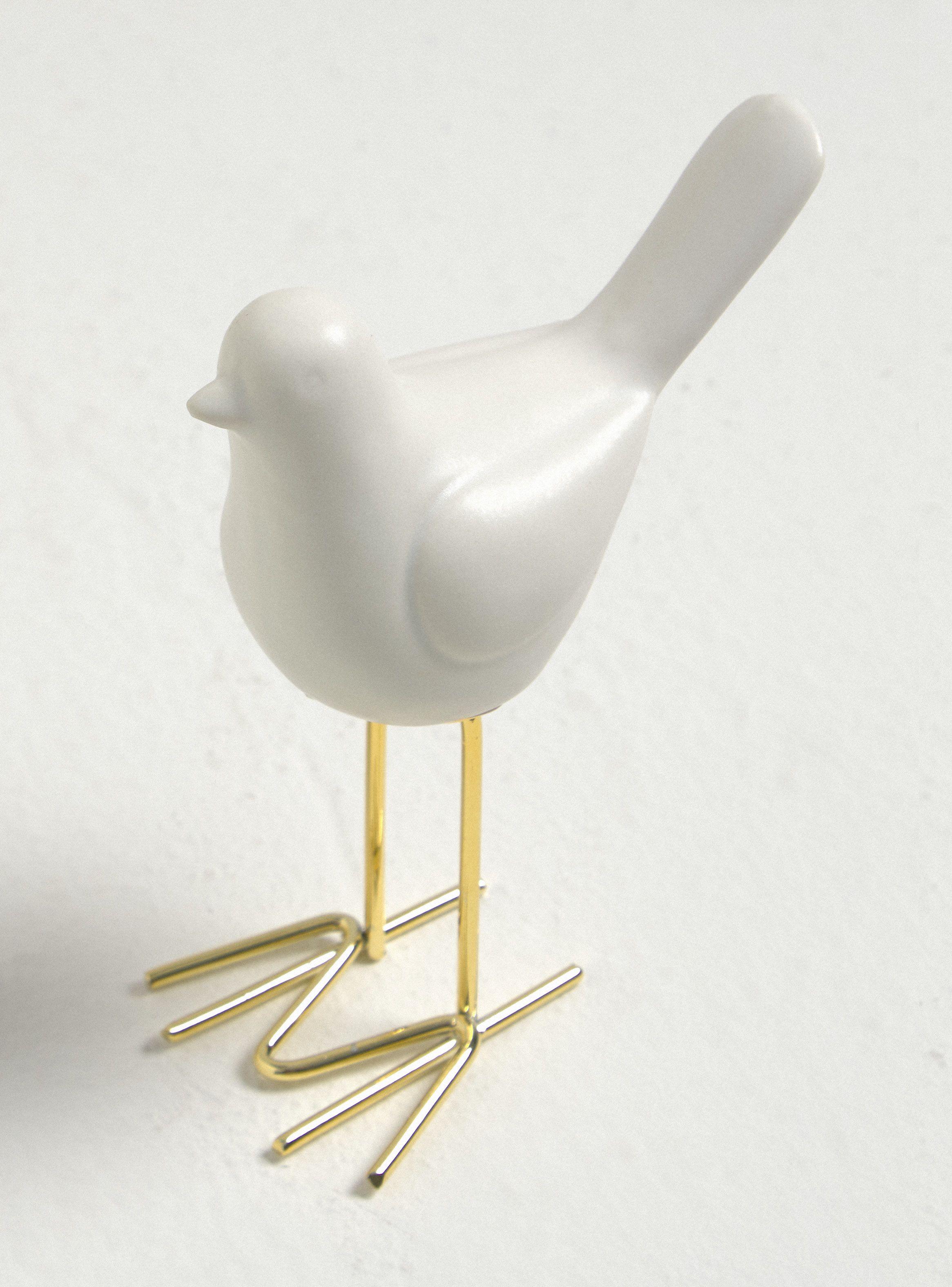 Adorno Pájaro Blanco-1