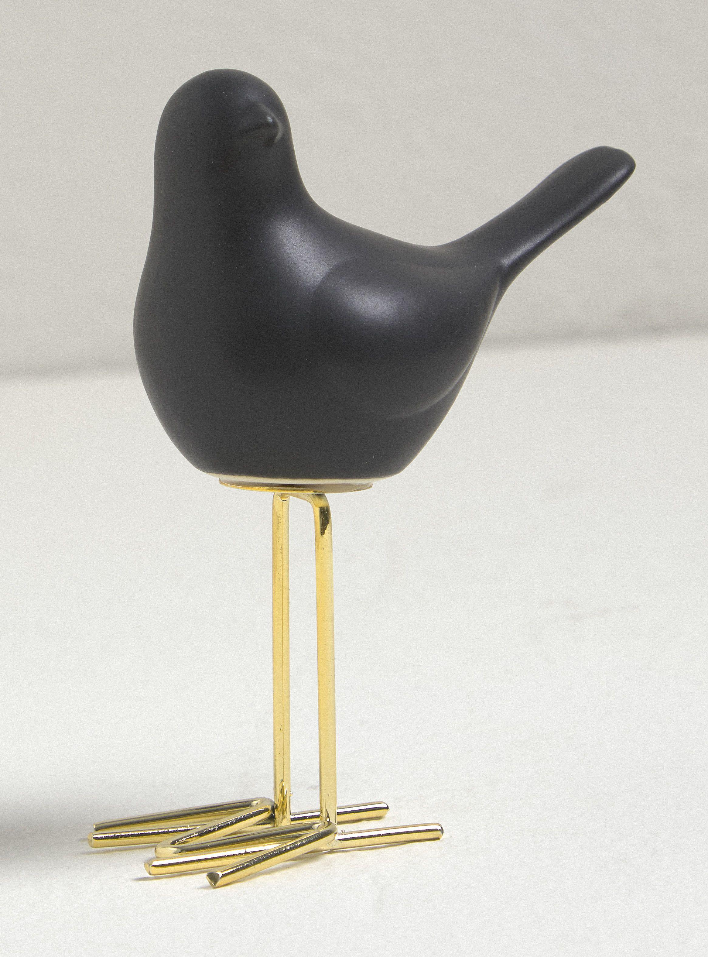 Adorno Pájaro Negro-0