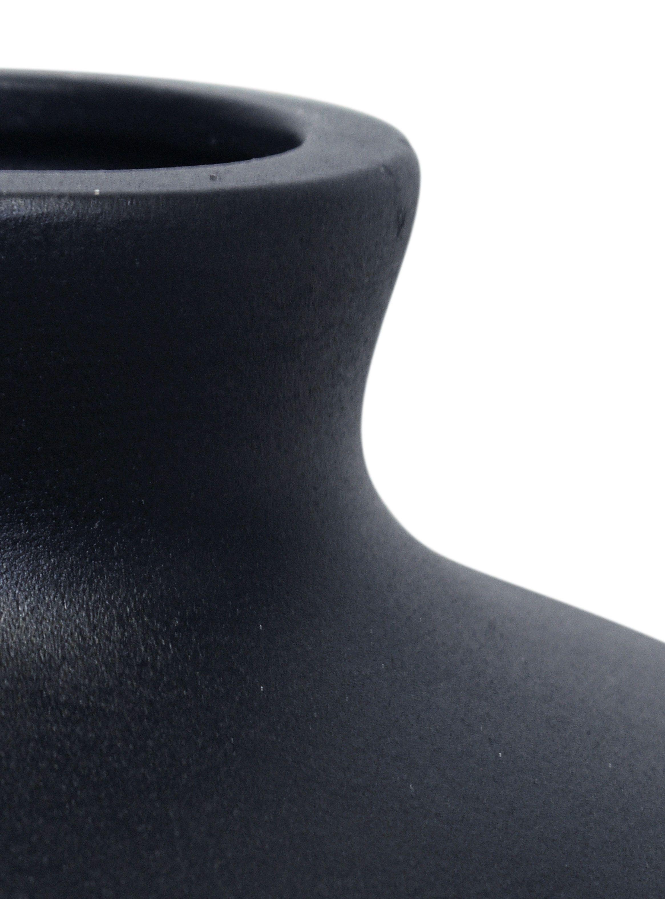 Jarrón Negro S 16 cm-2