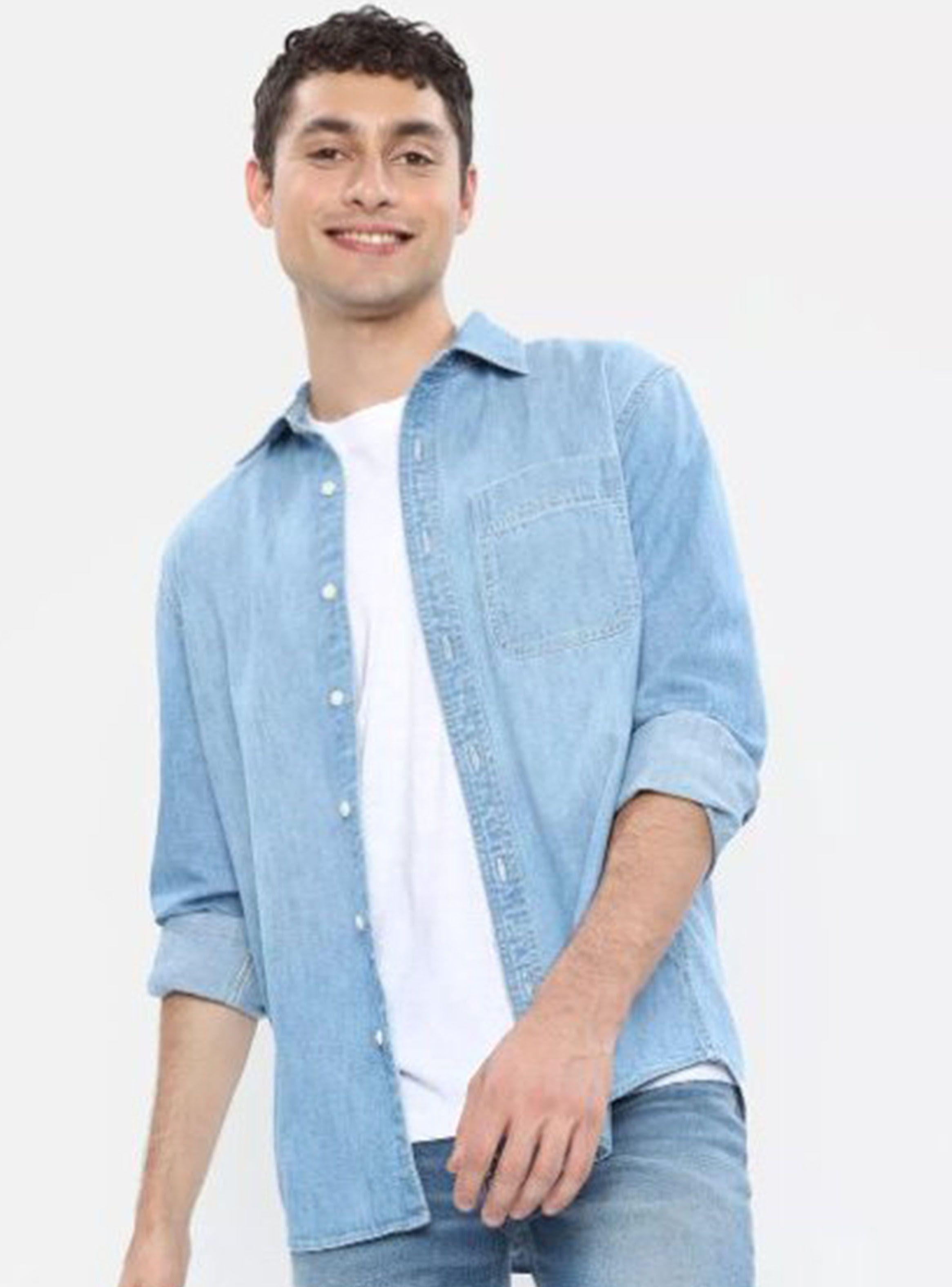 Camisa ML AE Denim-0