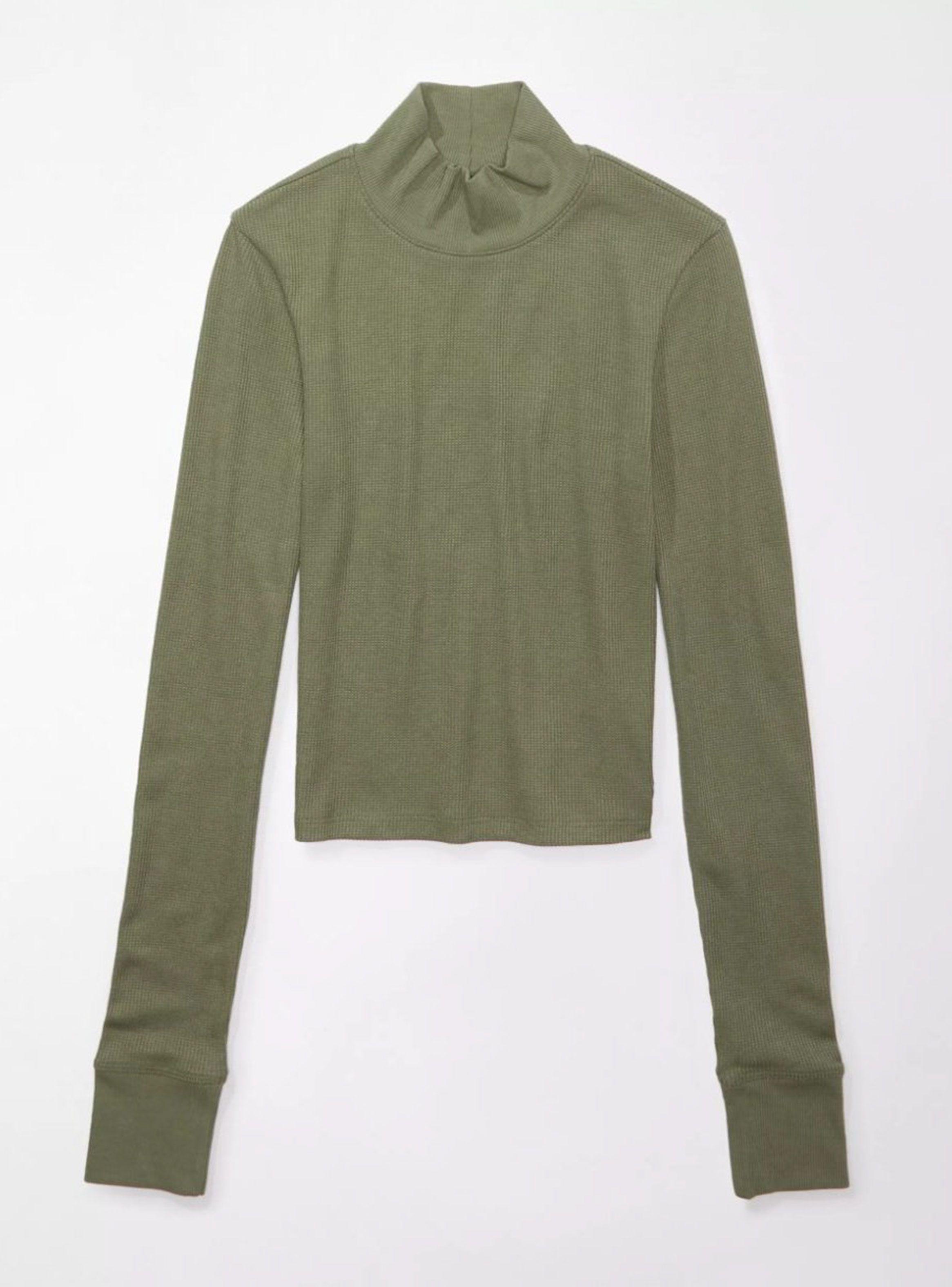 Polera Recortada Con Cuello Simulado Hey Baby-3