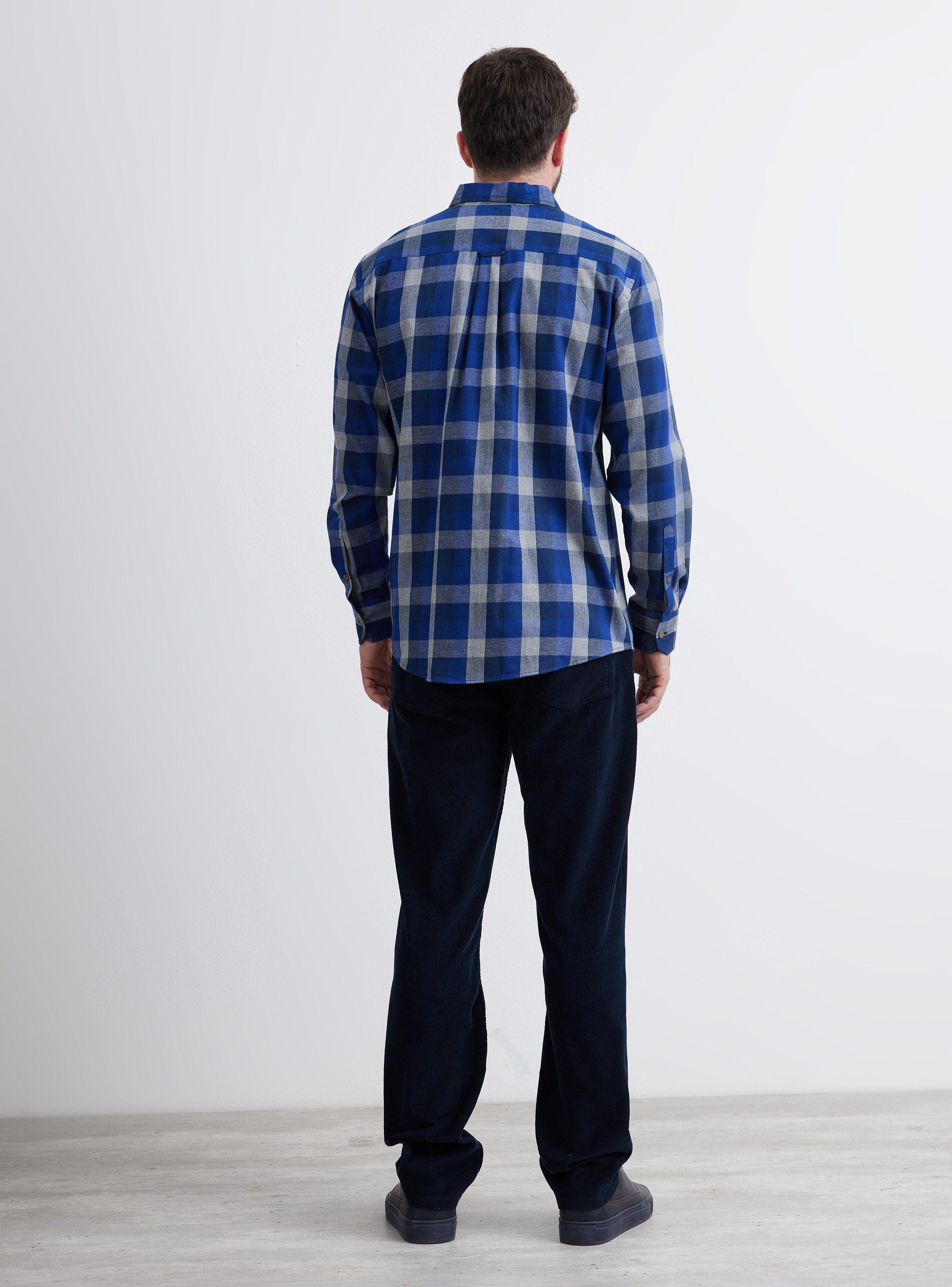 Camisa de Vestir ML Franela Delgada Cuadros  Regular Fit-5