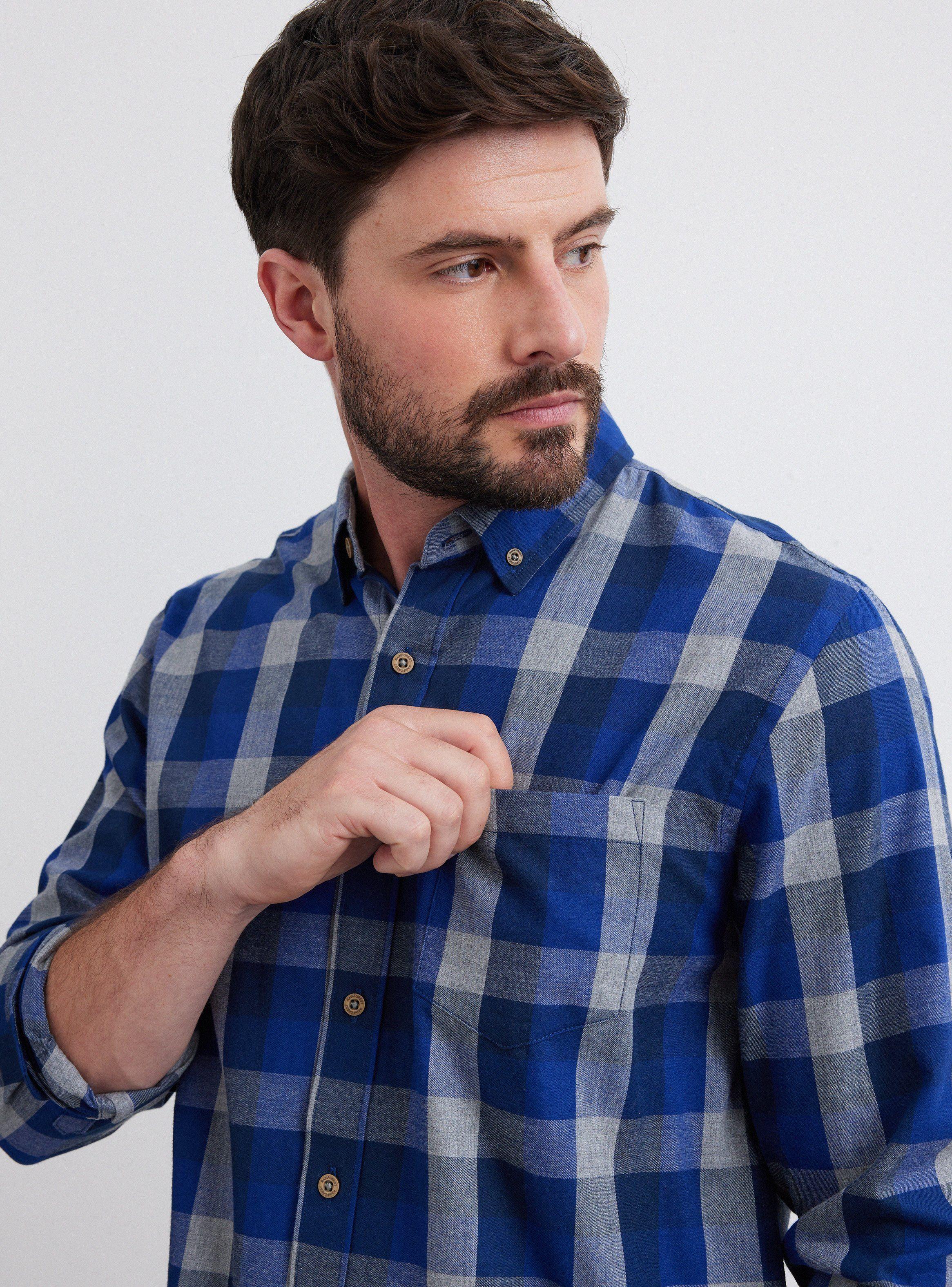 Camisa de Vestir ML Franela Delgada Cuadros  Regular Fit-2