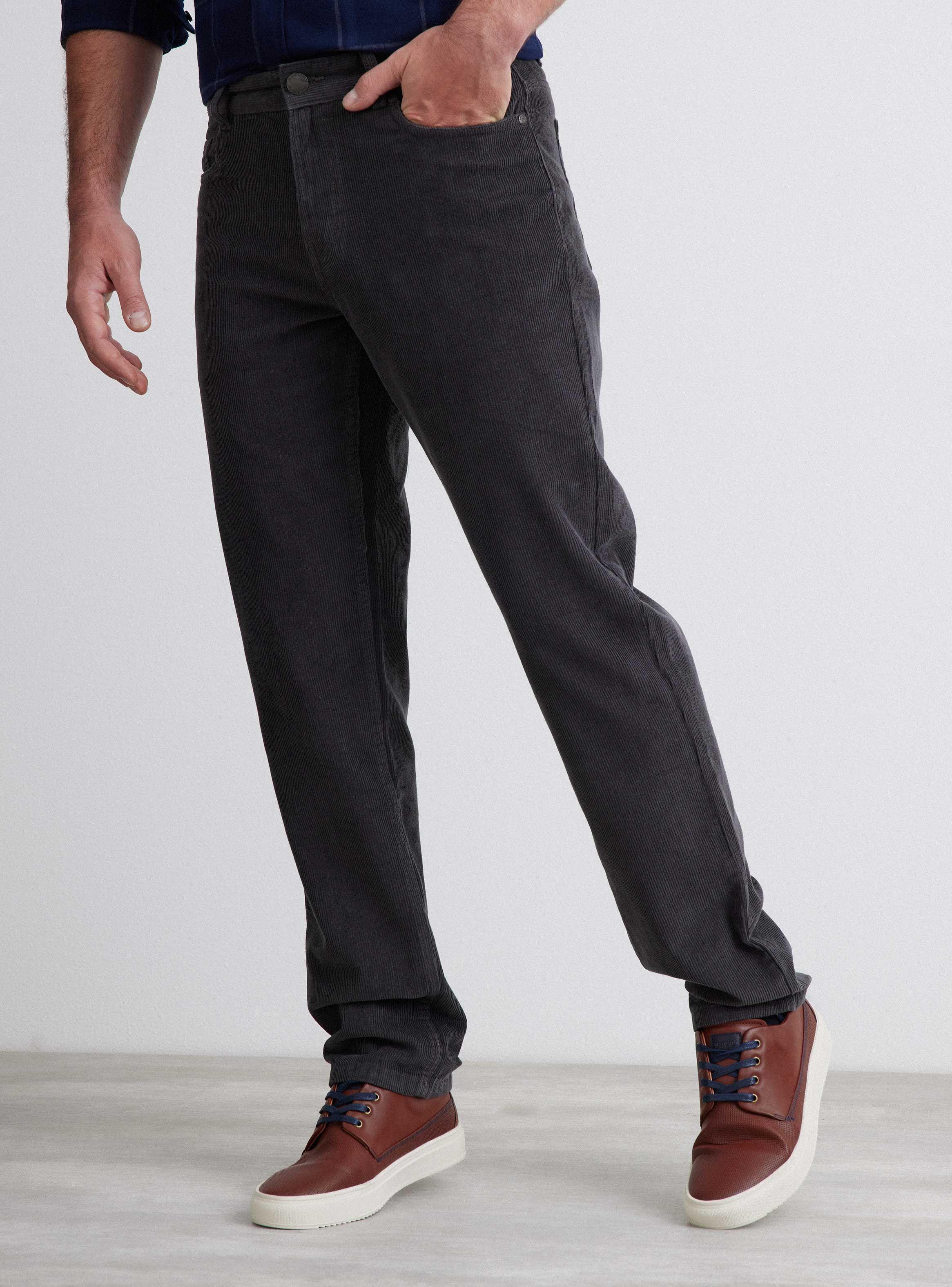 Pantalón Cotelé Corte 5 Bolsillos Regular Fit-0