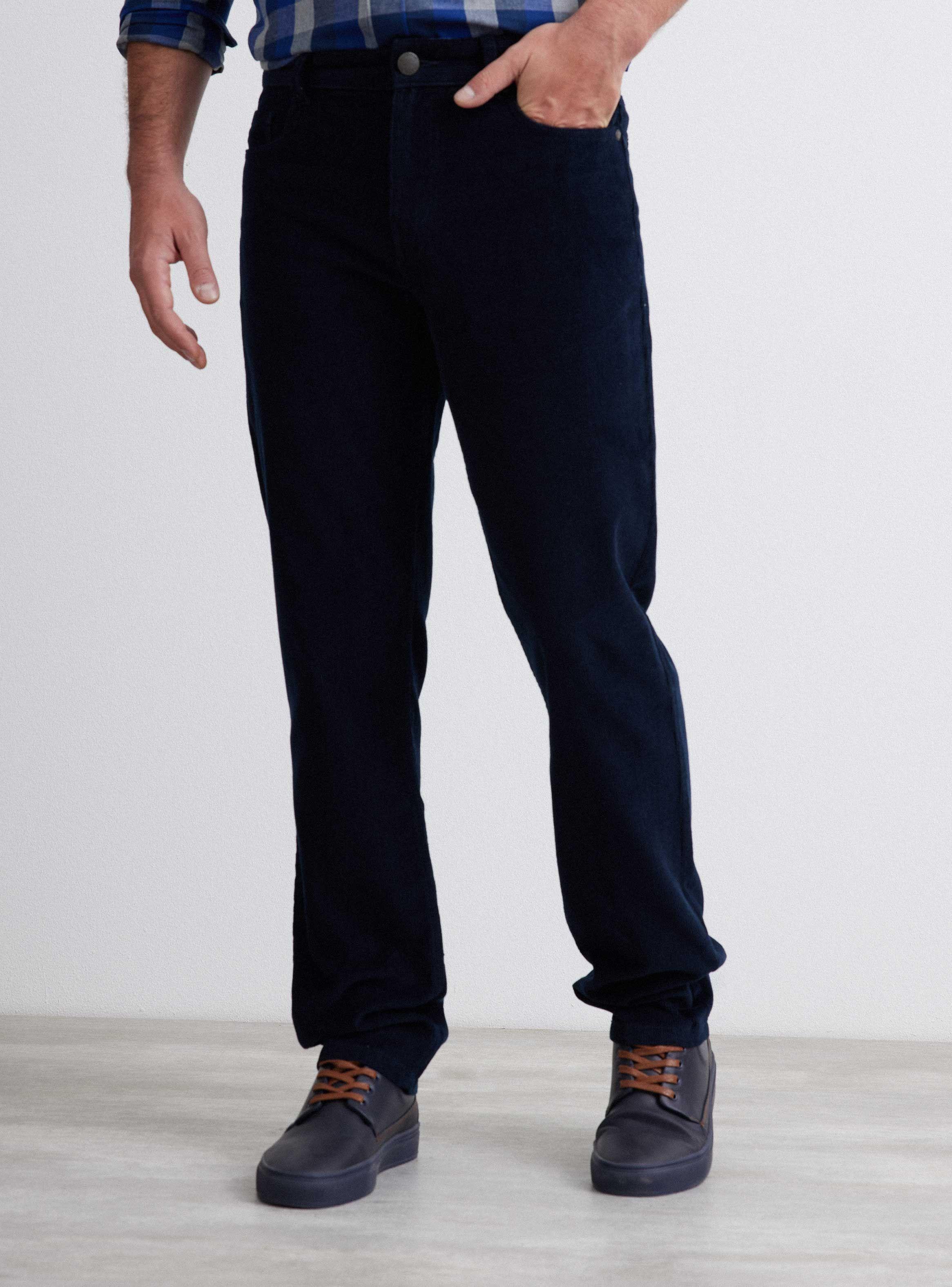 Pantalón Cotelé Corte 5 Bolsillos Regular Fit-0
