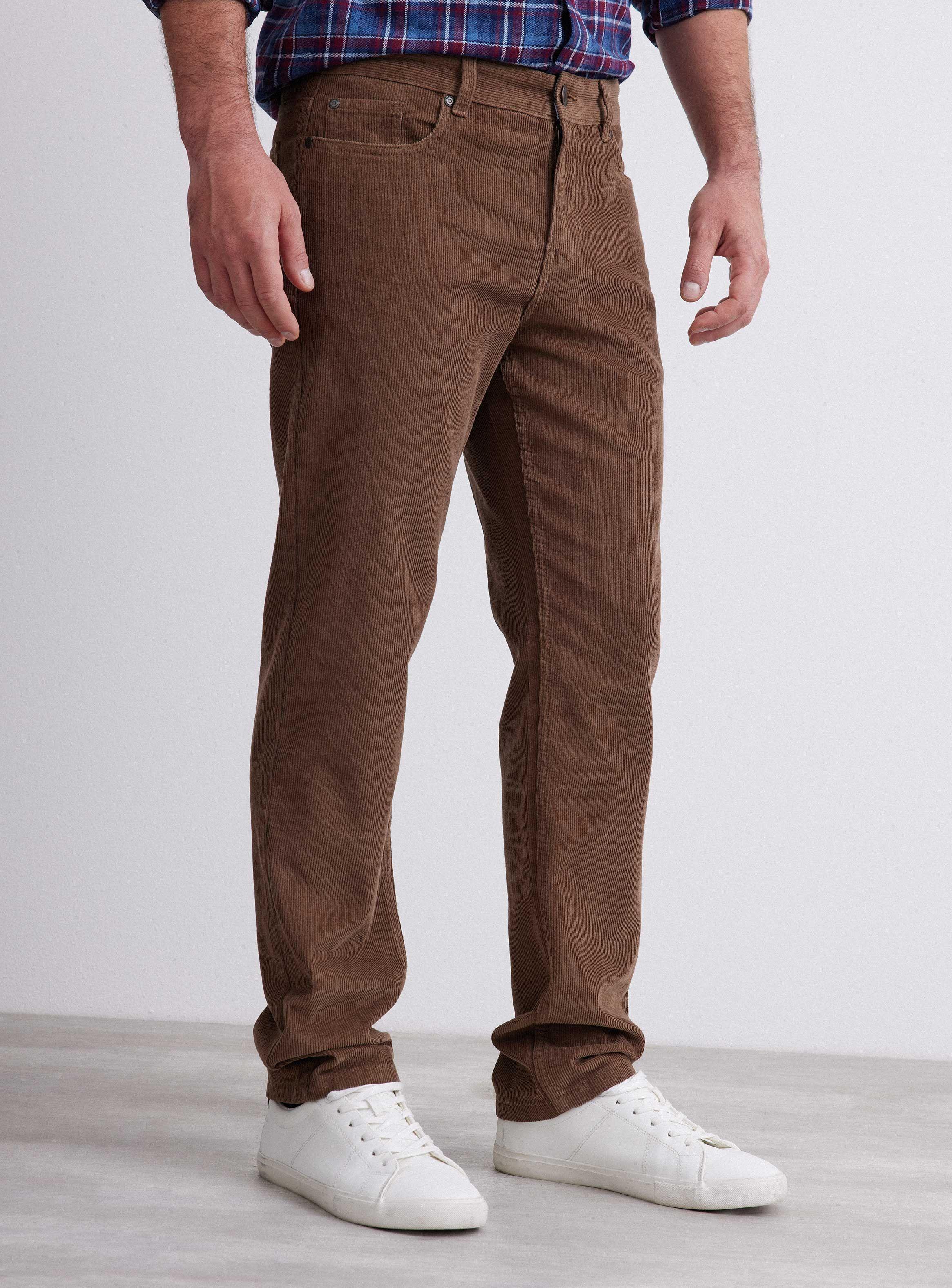 Pantalón Cotelé Corte 5 Bolsillos Regular Fit-0