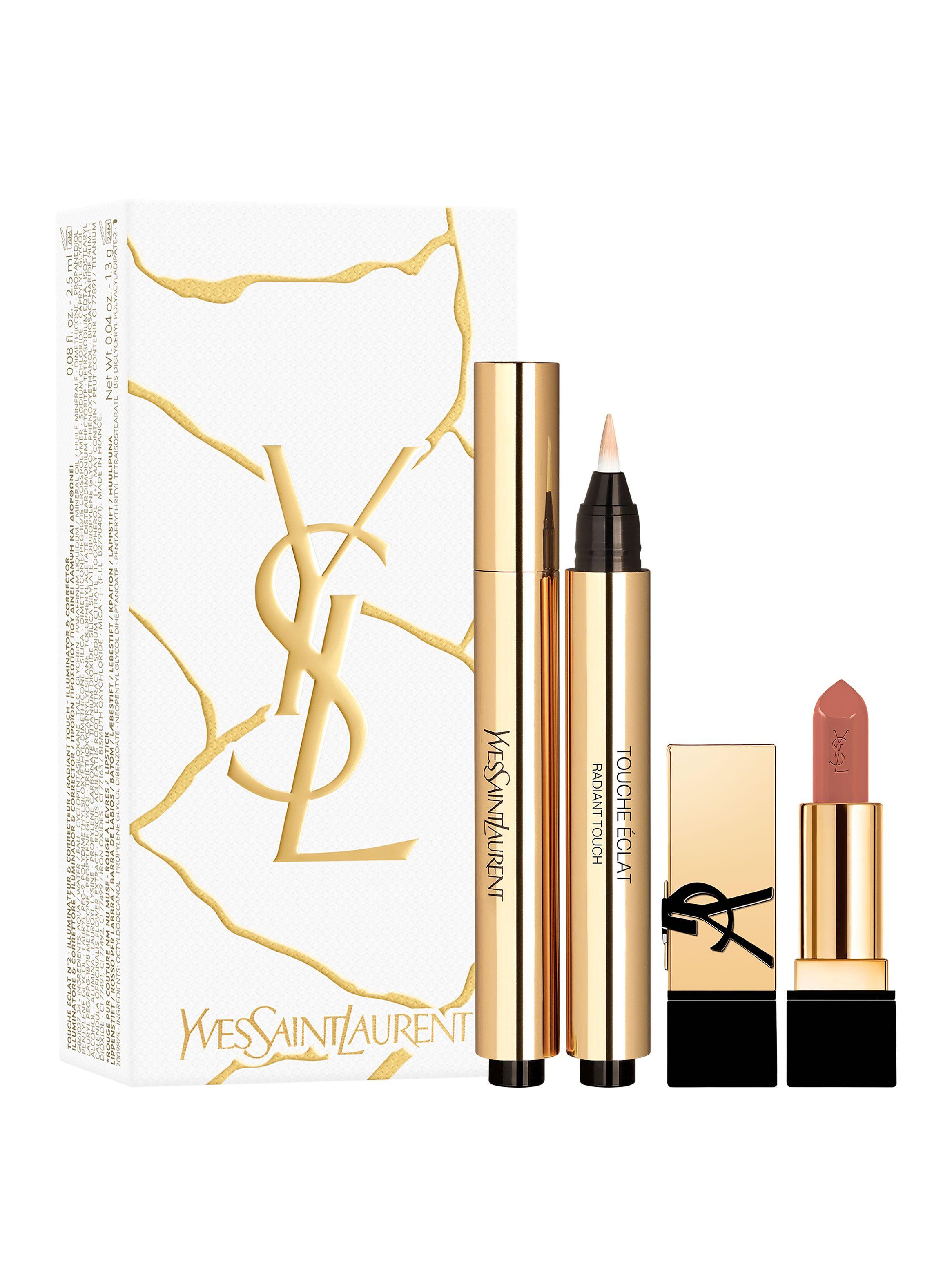 Set Maquillaje Touche Éclat 2 + Mini Rouge Pur Couture Nude Muse-0