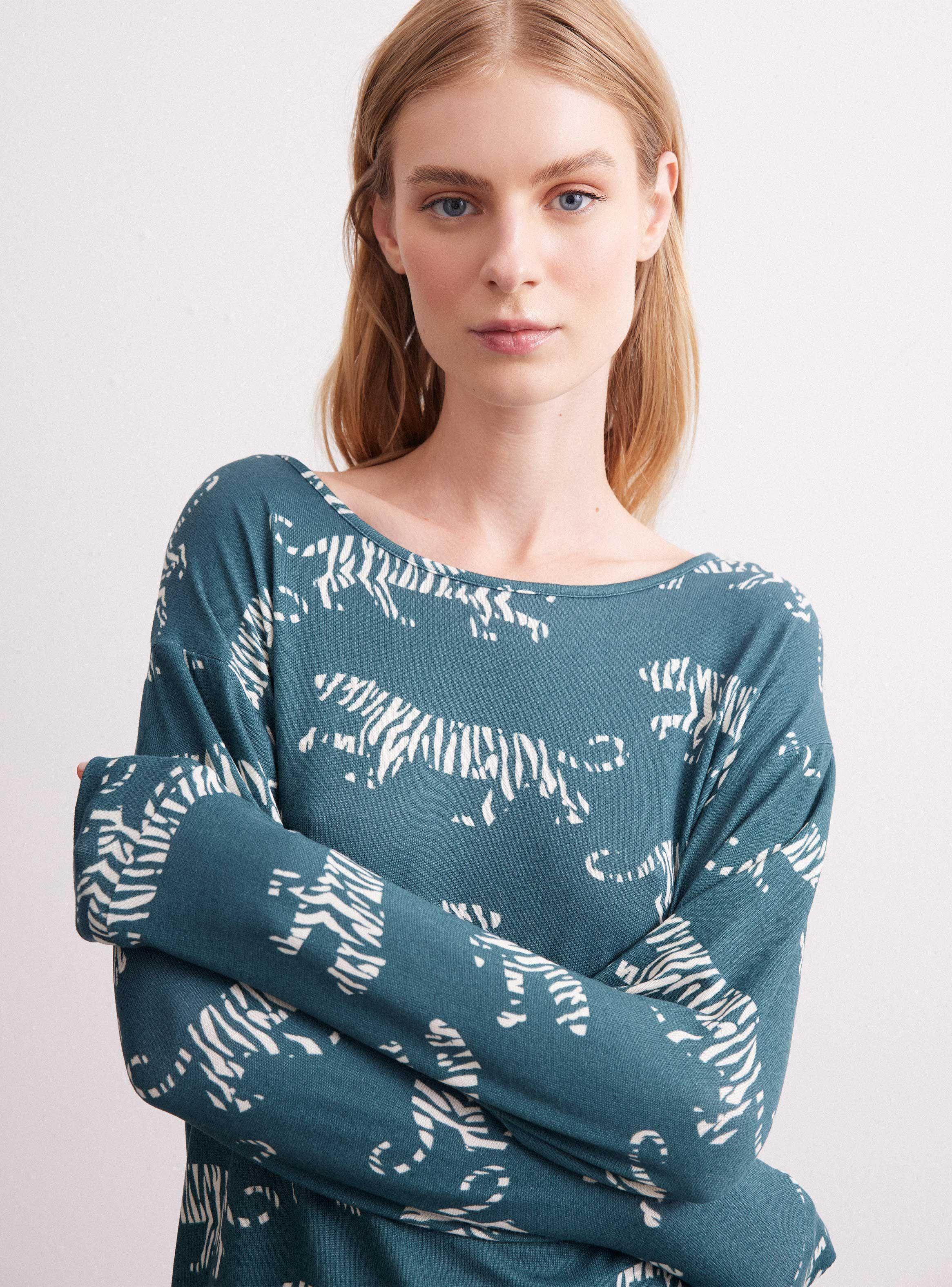 Pijama Largo Full Print Pretina-2