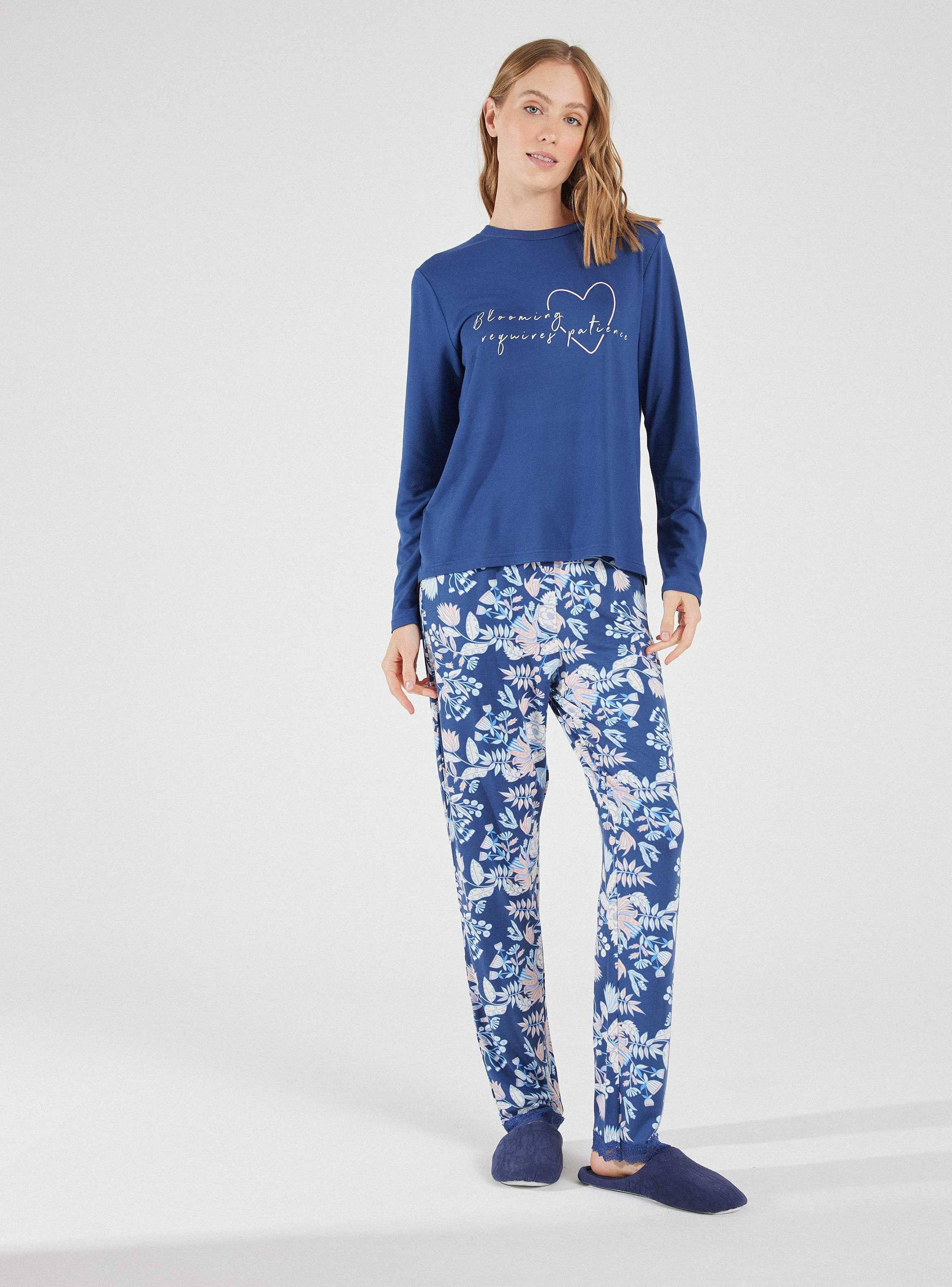 Pijama Polera Estampada Pantalón Full Print-4