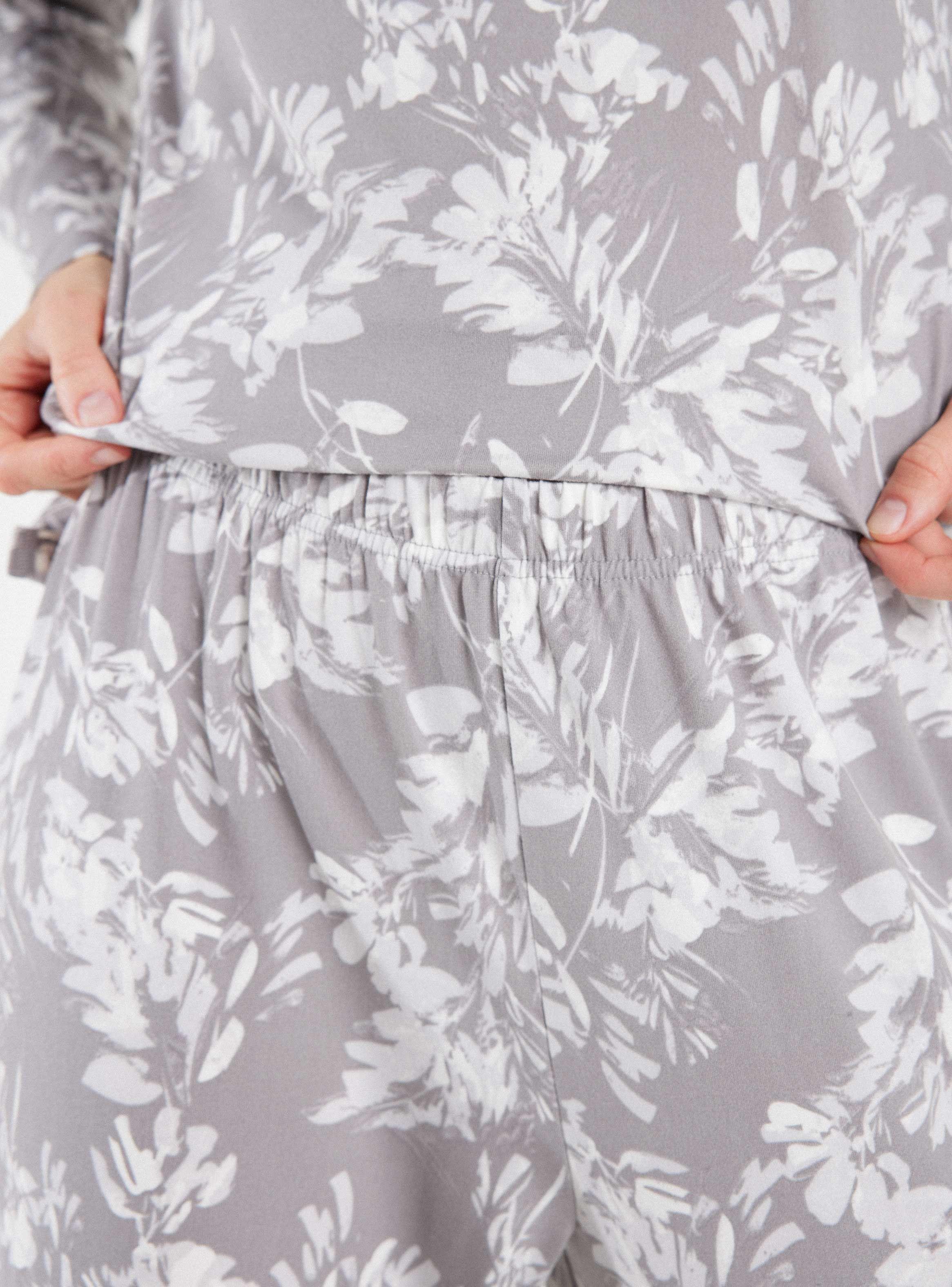 Pijamas Full Print Detalles Encaje-3