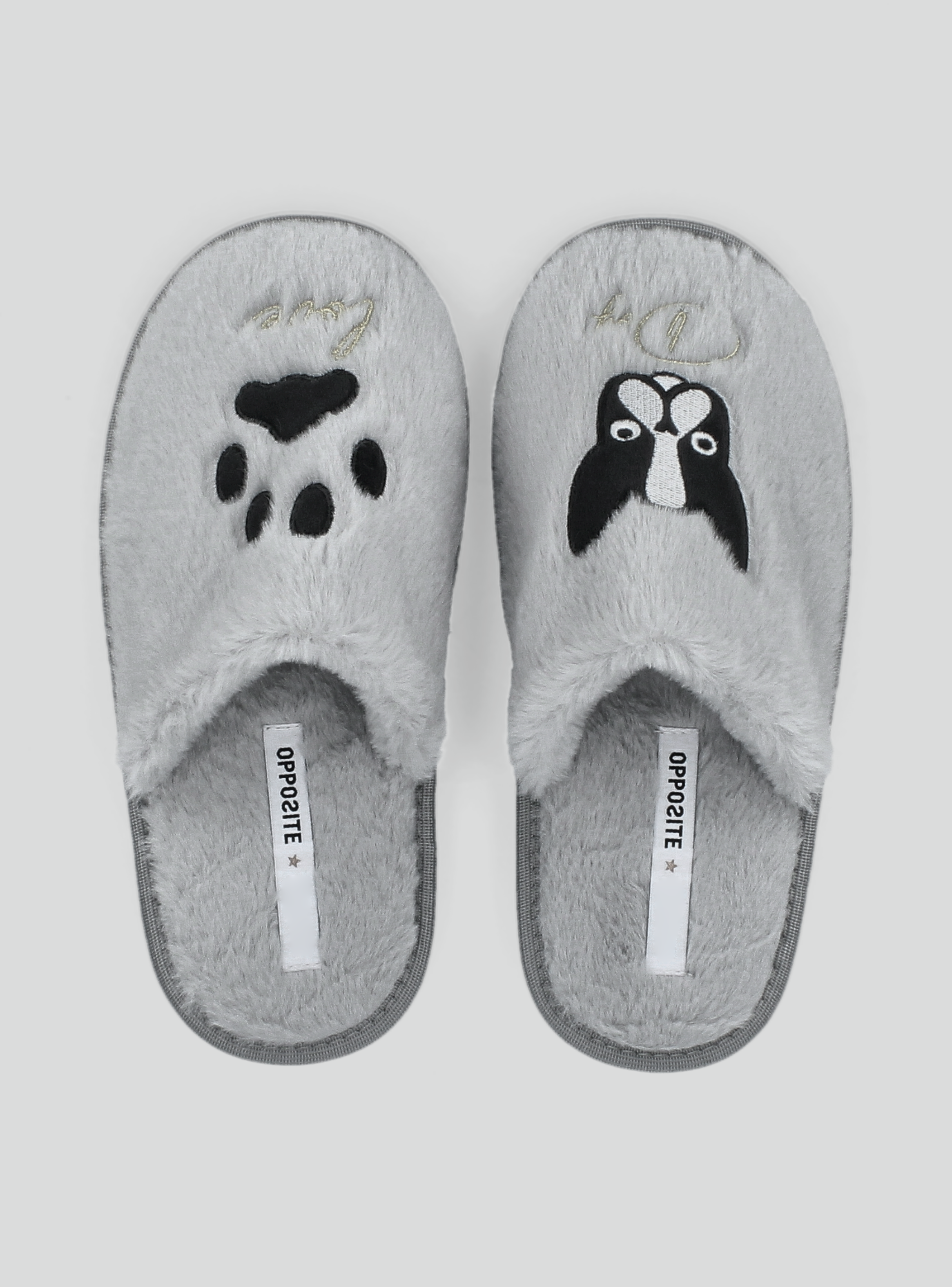 Pantufla Aplicación Bordada-0
