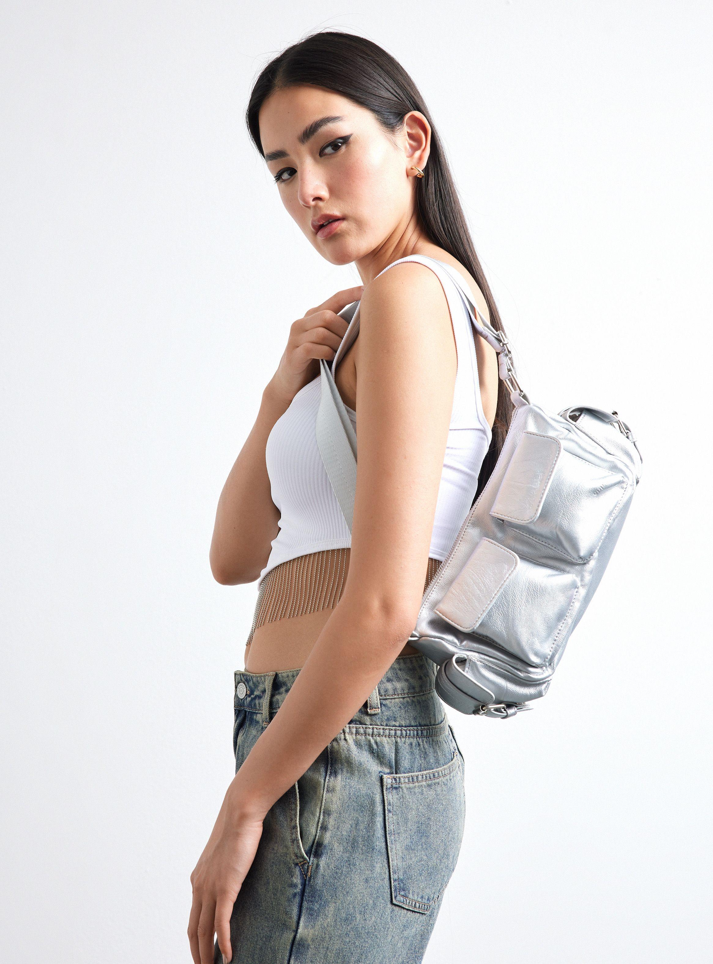 Cartera con Bolsillos Frontales-0