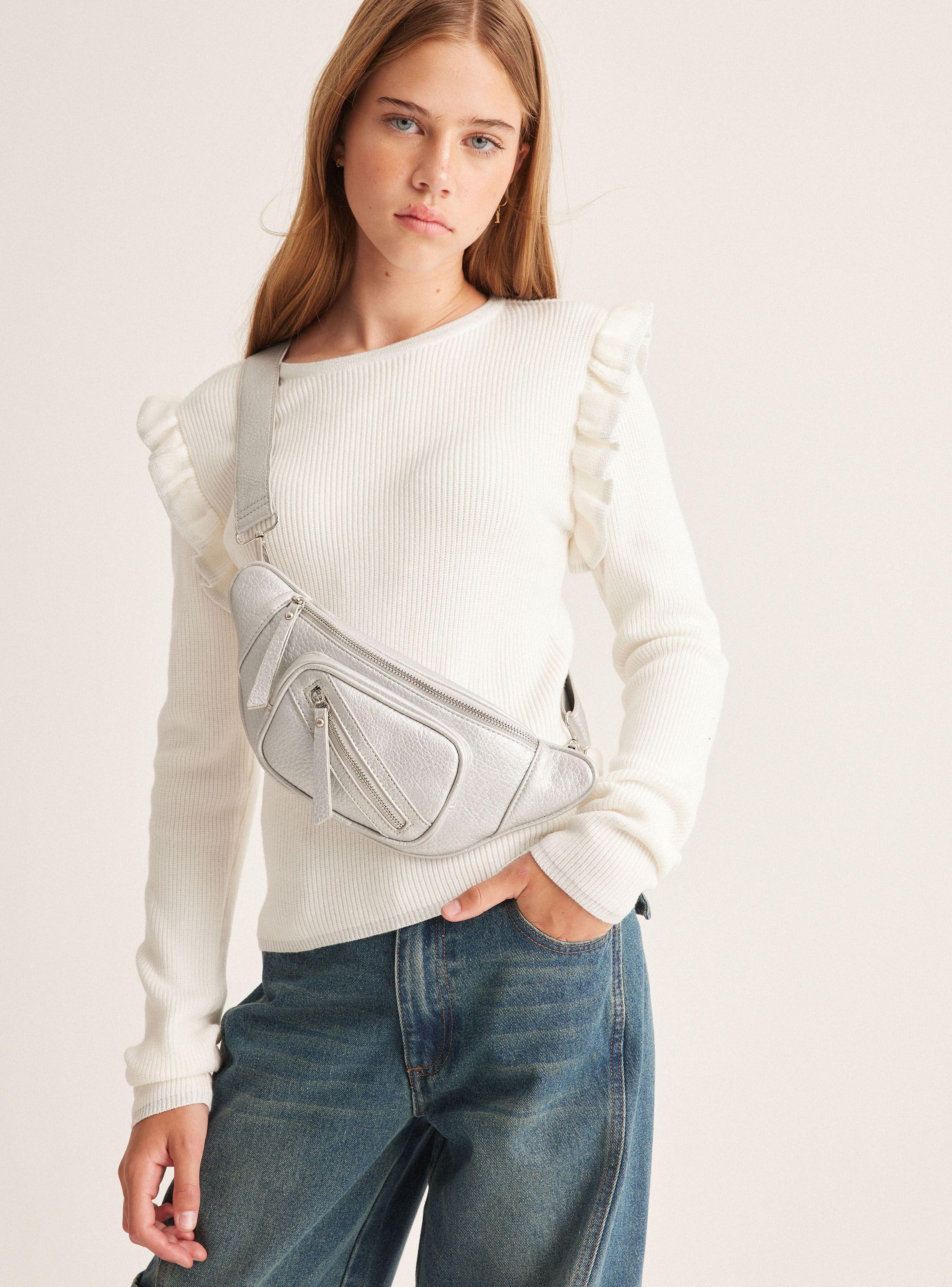 Banano Look Metalizado con Bolsillo-0