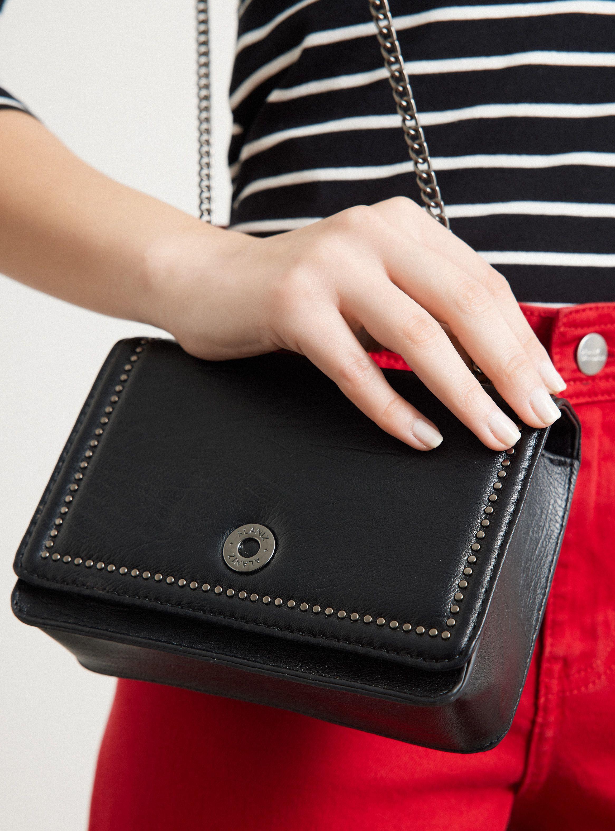 Cartera Crossbody Con Detalle De Tachas Metálicas-1