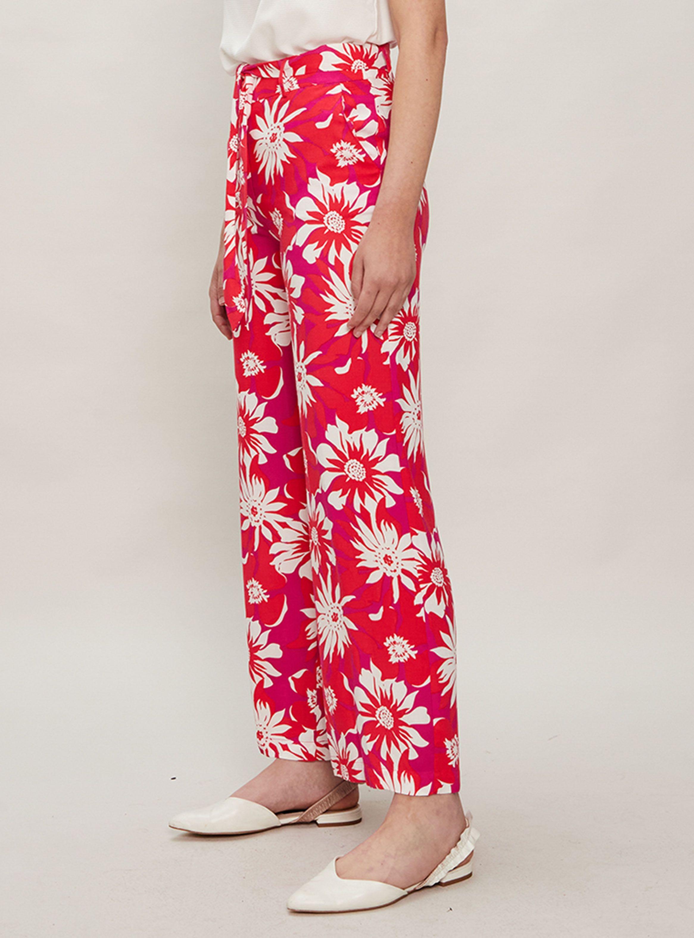 Pantalón Print Palazzo Lazo Color-2