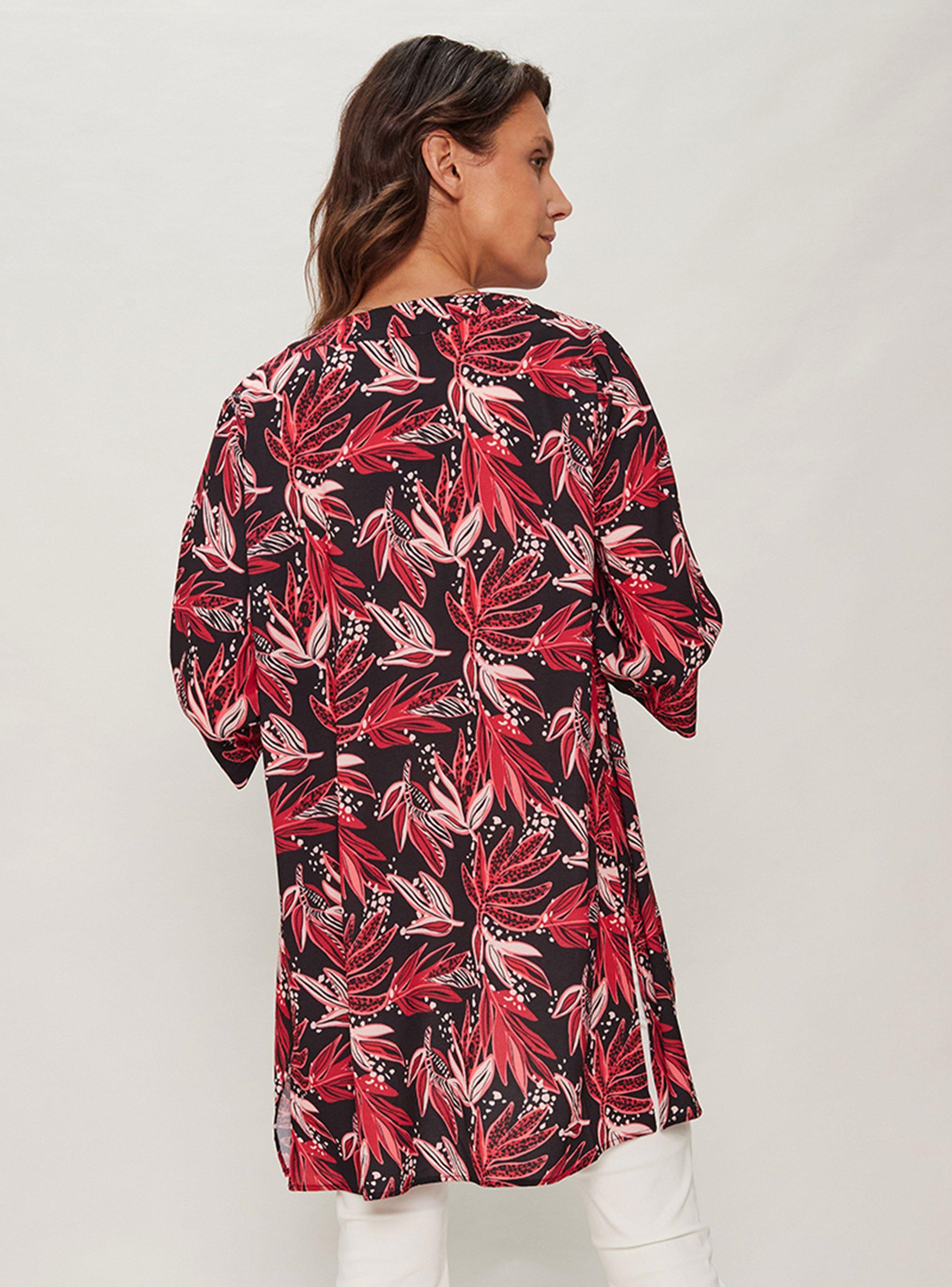 Tapado Kimono Estampado Flower-1