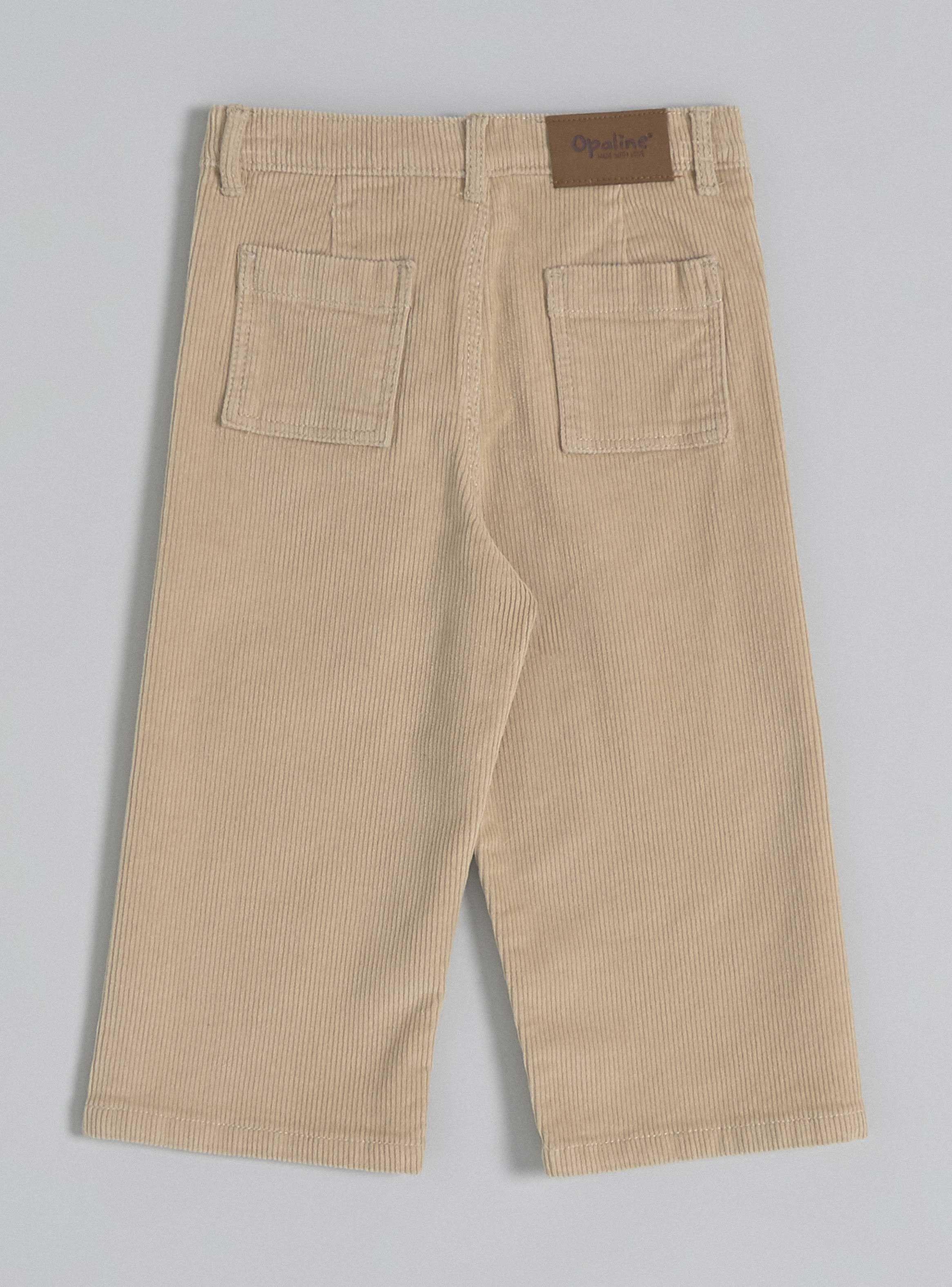 Pantalón Cotelé Wide Leg-1