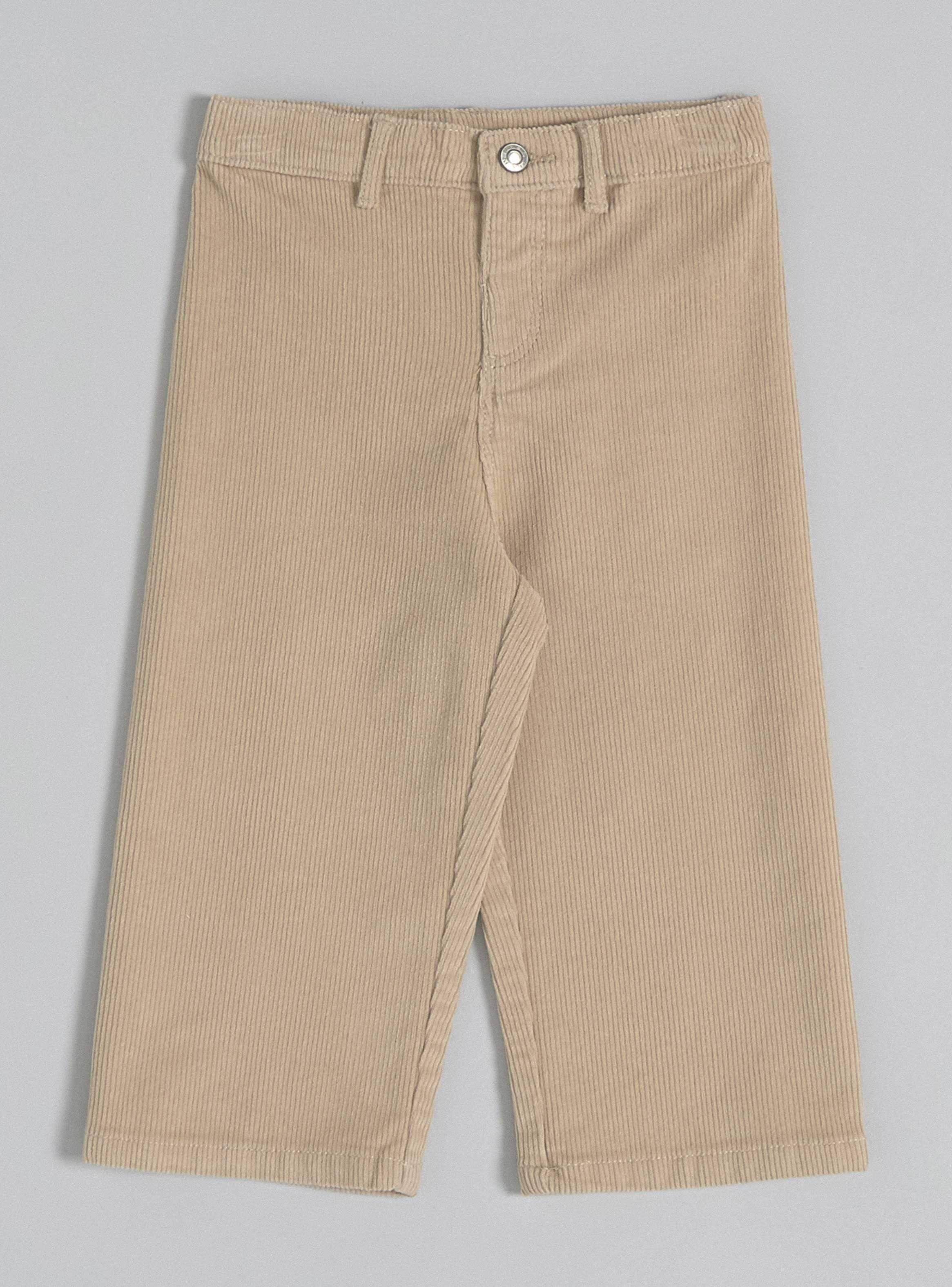 Pantalón Cotelé Wide Leg-0