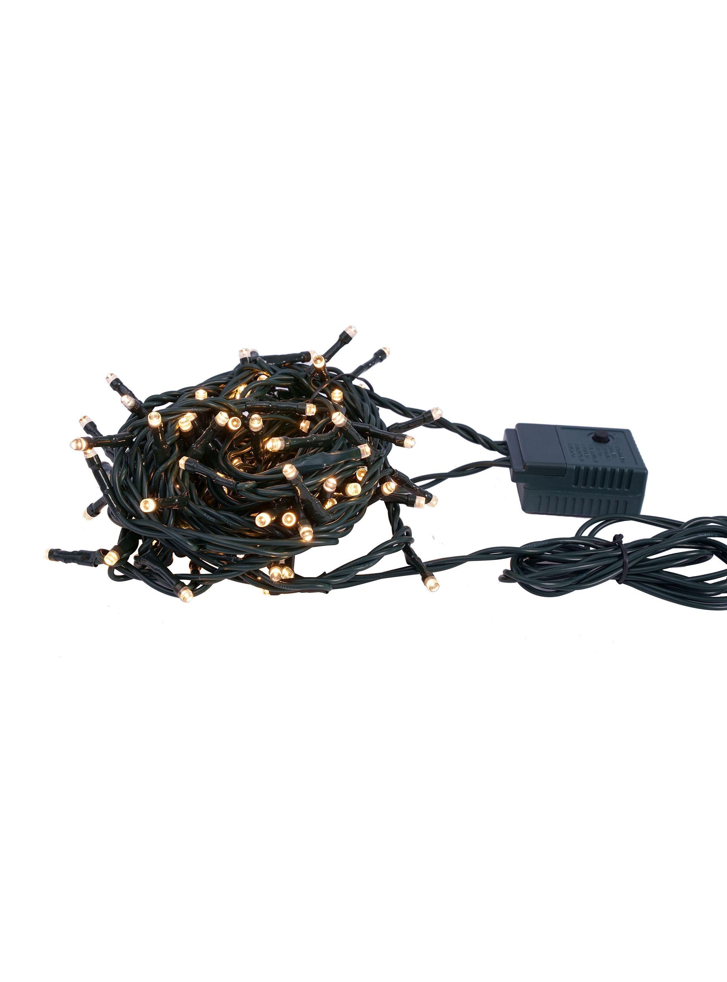 100 Luces Led Funciones Blancas-0