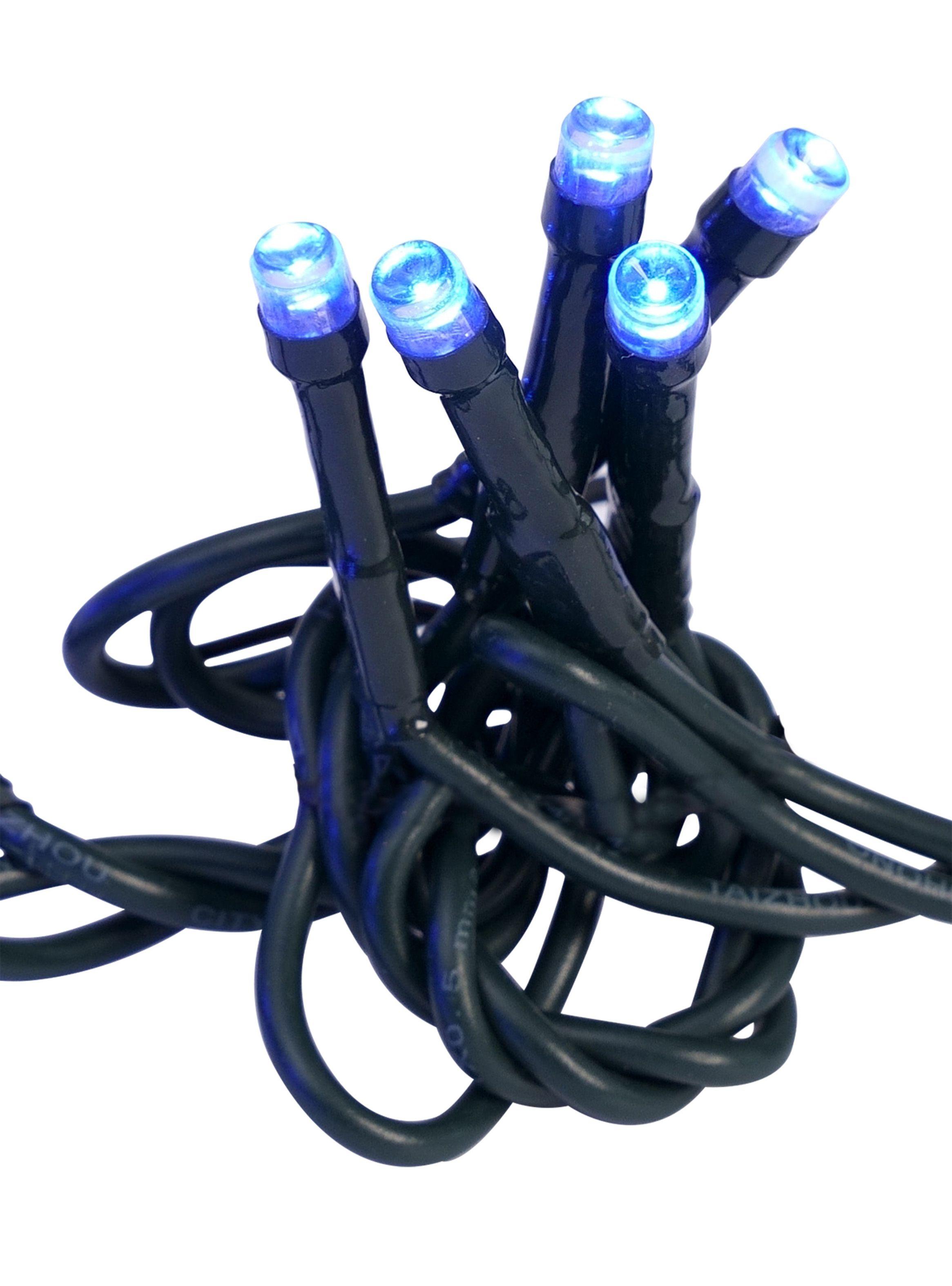 200 Luces Led Funciones Azul-1