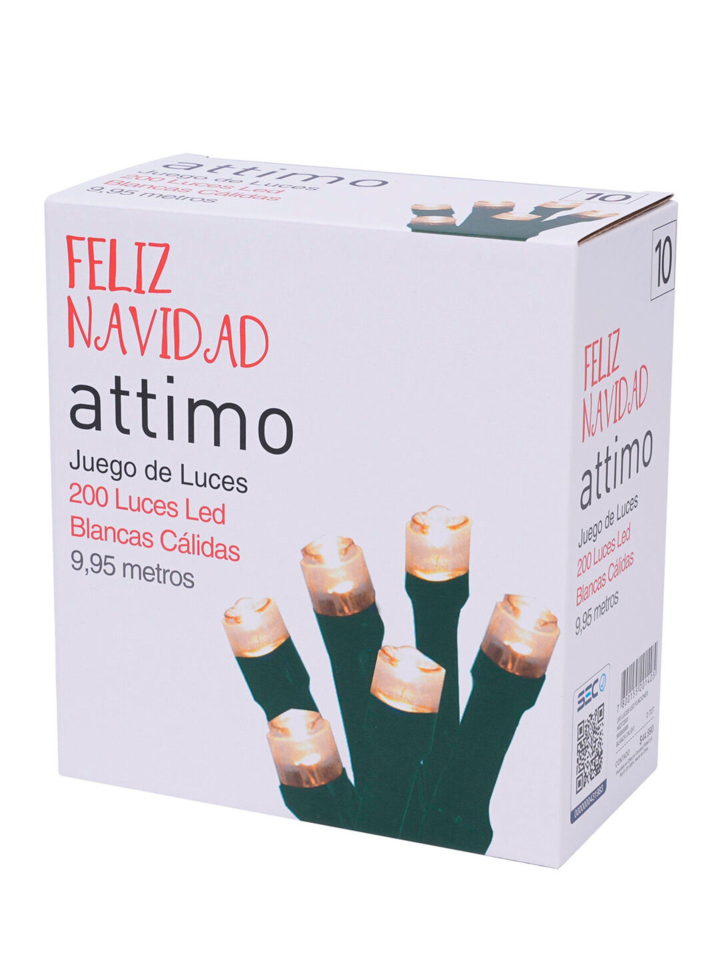 200 Luces Led Funciones Blancas-2