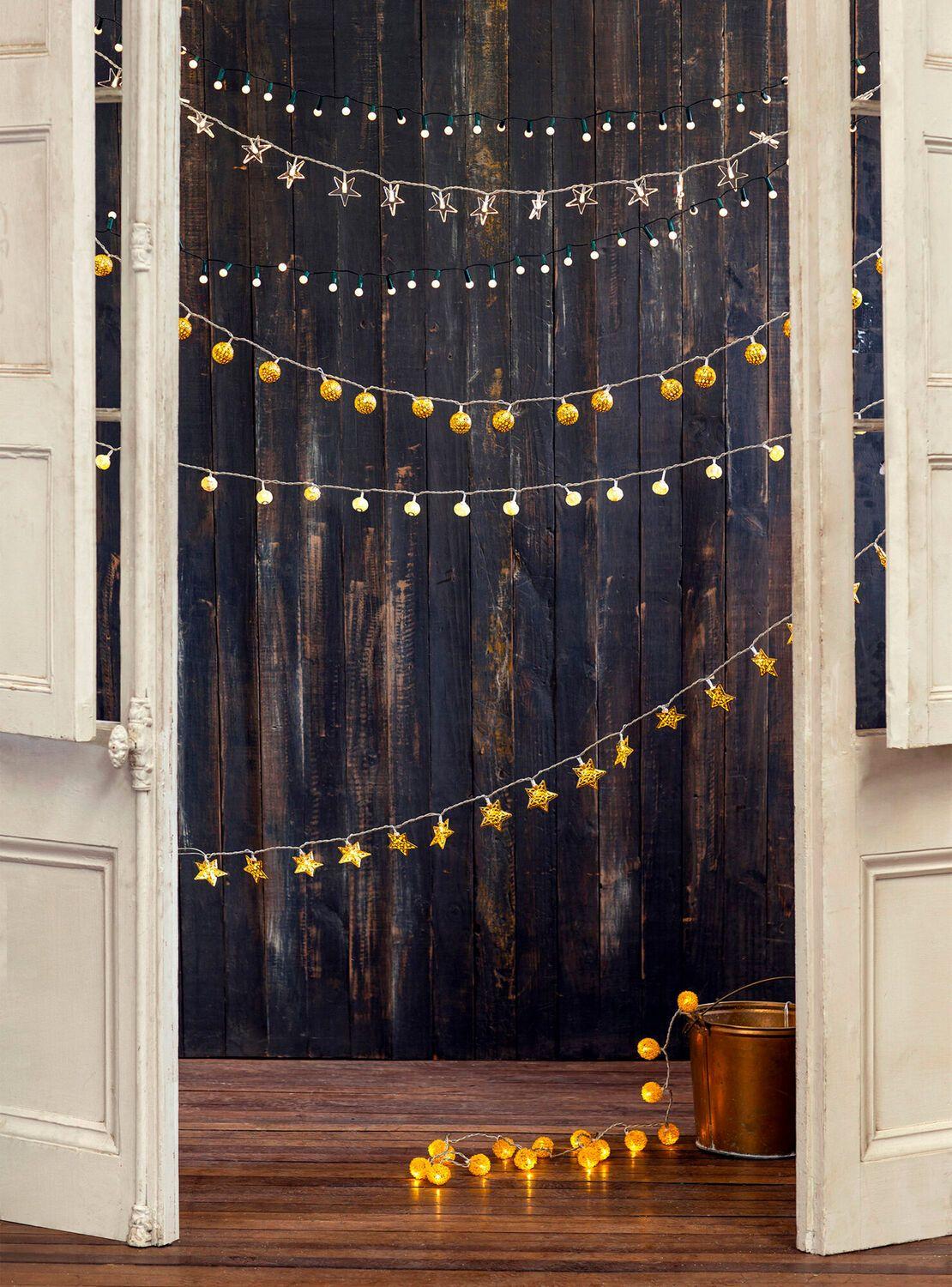 Set 20 Luces 2 Led Oro-6